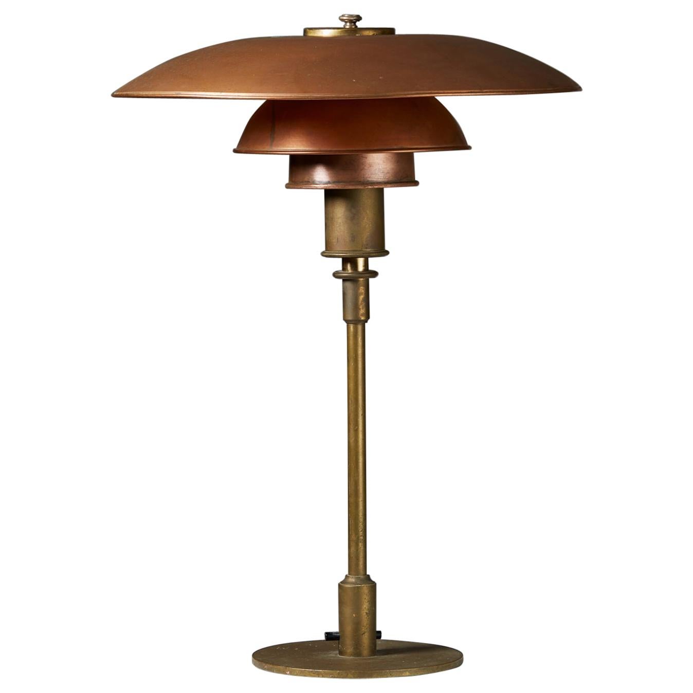 Table Lamp PH 4/3 Designed by Poul Henningsen for Louis Poulsen, Denmark,  1929 For Sale at 1stDibs