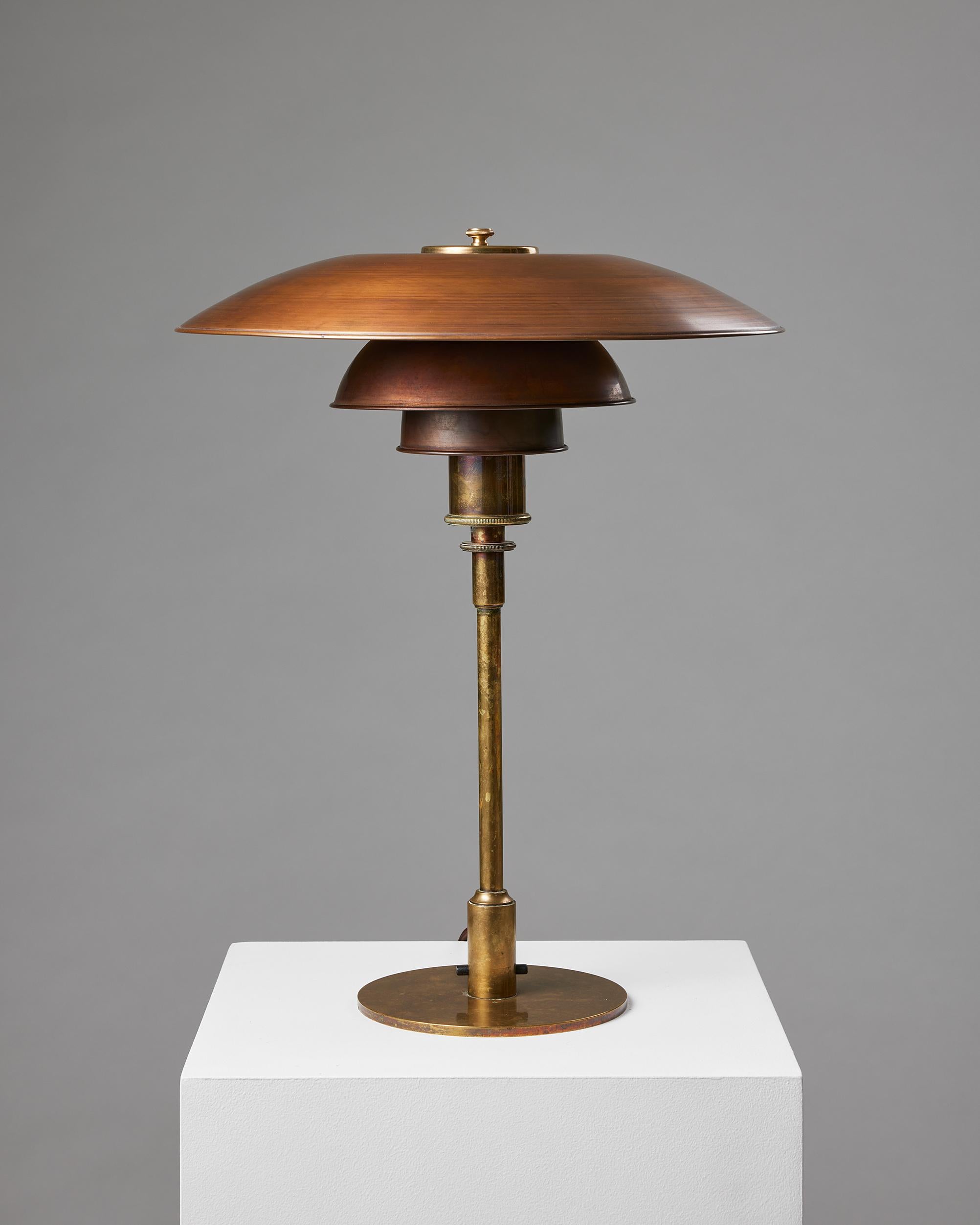 Mid-Century Modern Table Lamp Ph 4/3 Designed by Poul Henningsen for Louis Poulsen