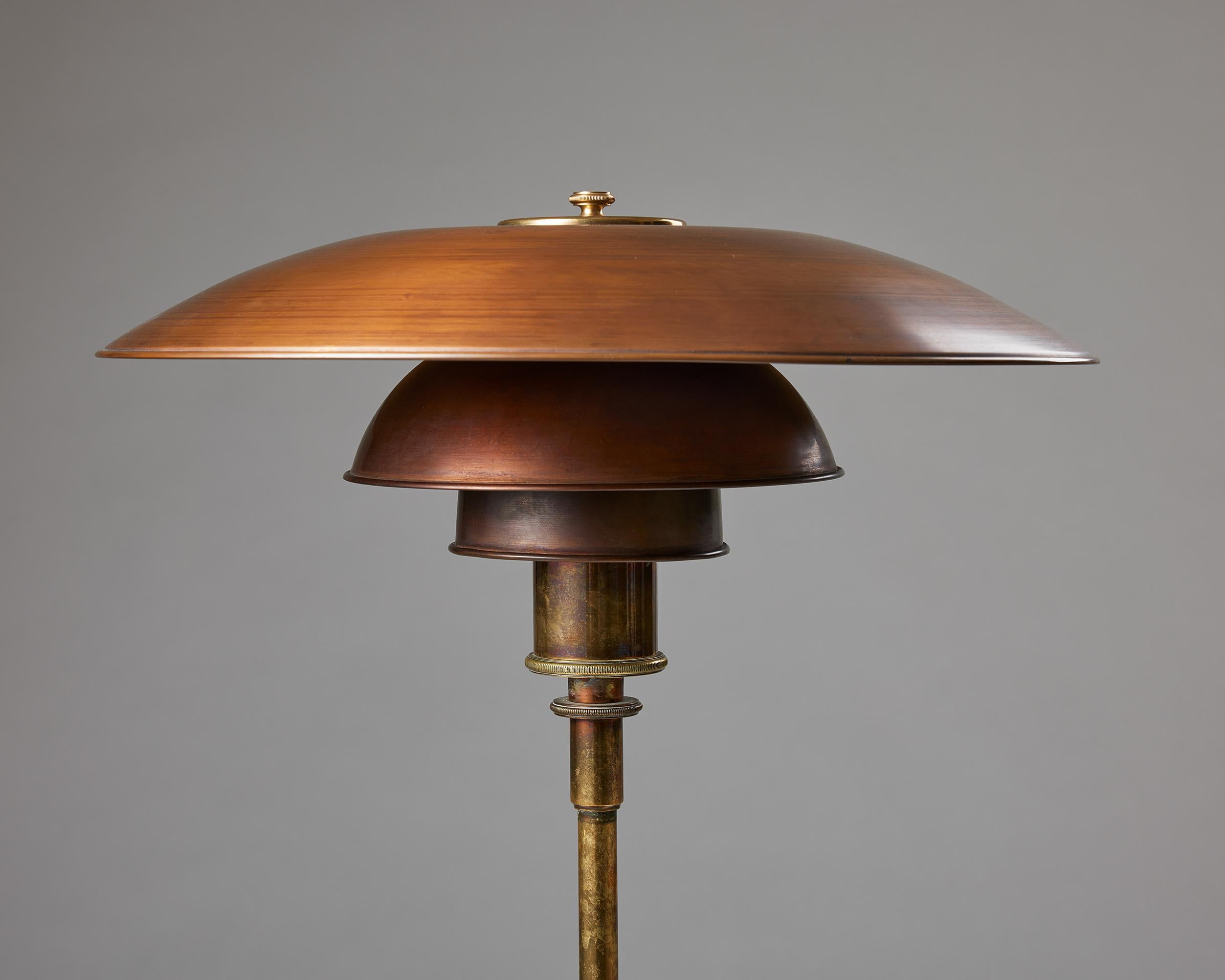 Table Lamp Ph 4/3 Designed by Poul Henningsen for Louis Poulsen In Good Condition In Stockholm, SE