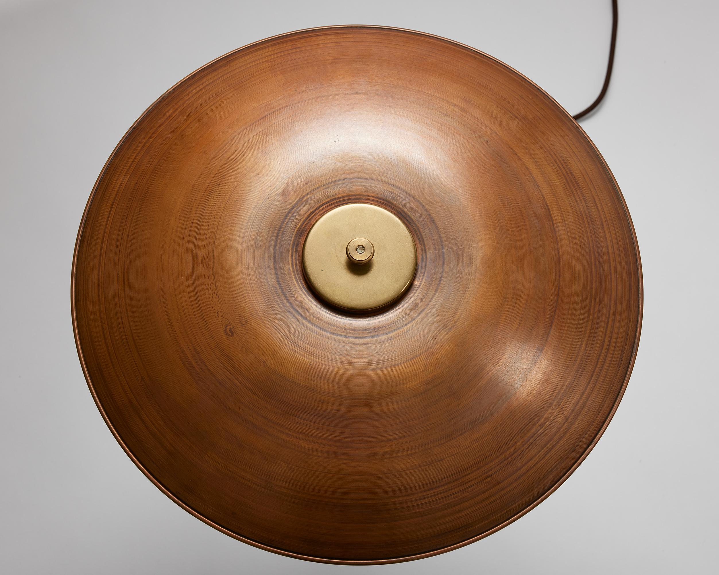 Brass Table Lamp Ph 4/3 Designed by Poul Henningsen for Louis Poulsen