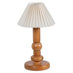 Table Lamp, Pine, Sweden, 1970