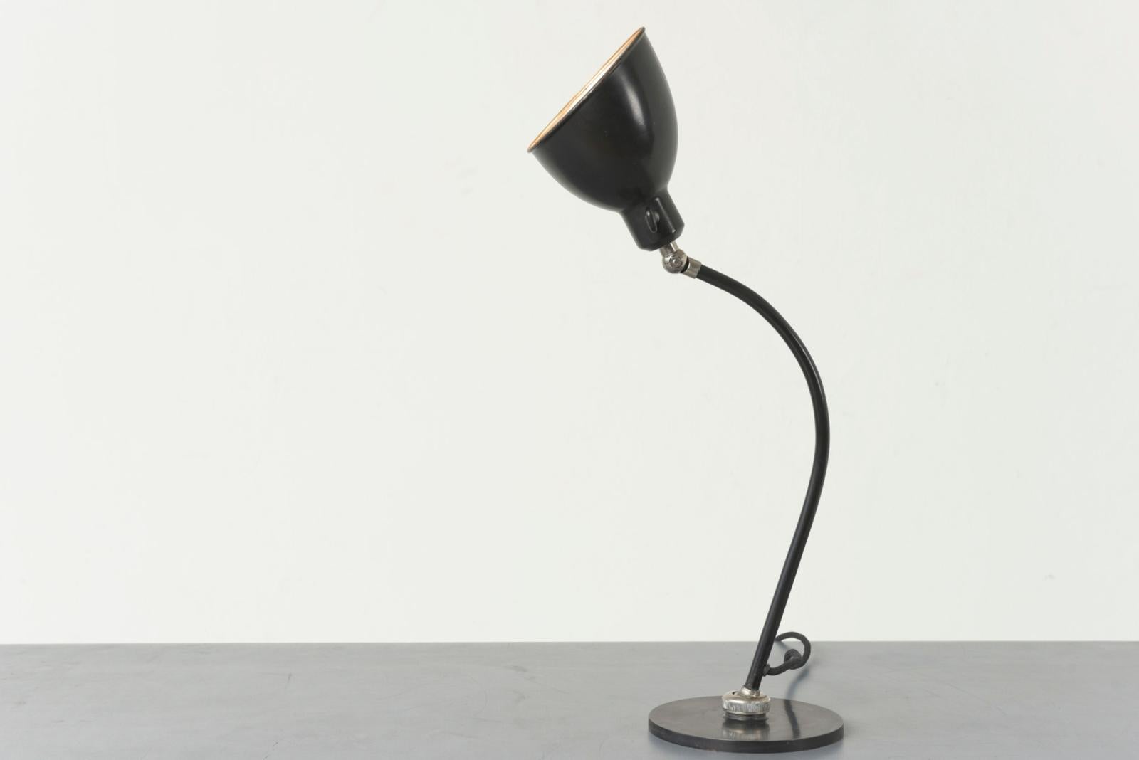 Table Lamp Polo-Populär by Christian Dell for Bünte + Remmler, Germany - 1930 In Good Condition For Sale In Berlin, DE