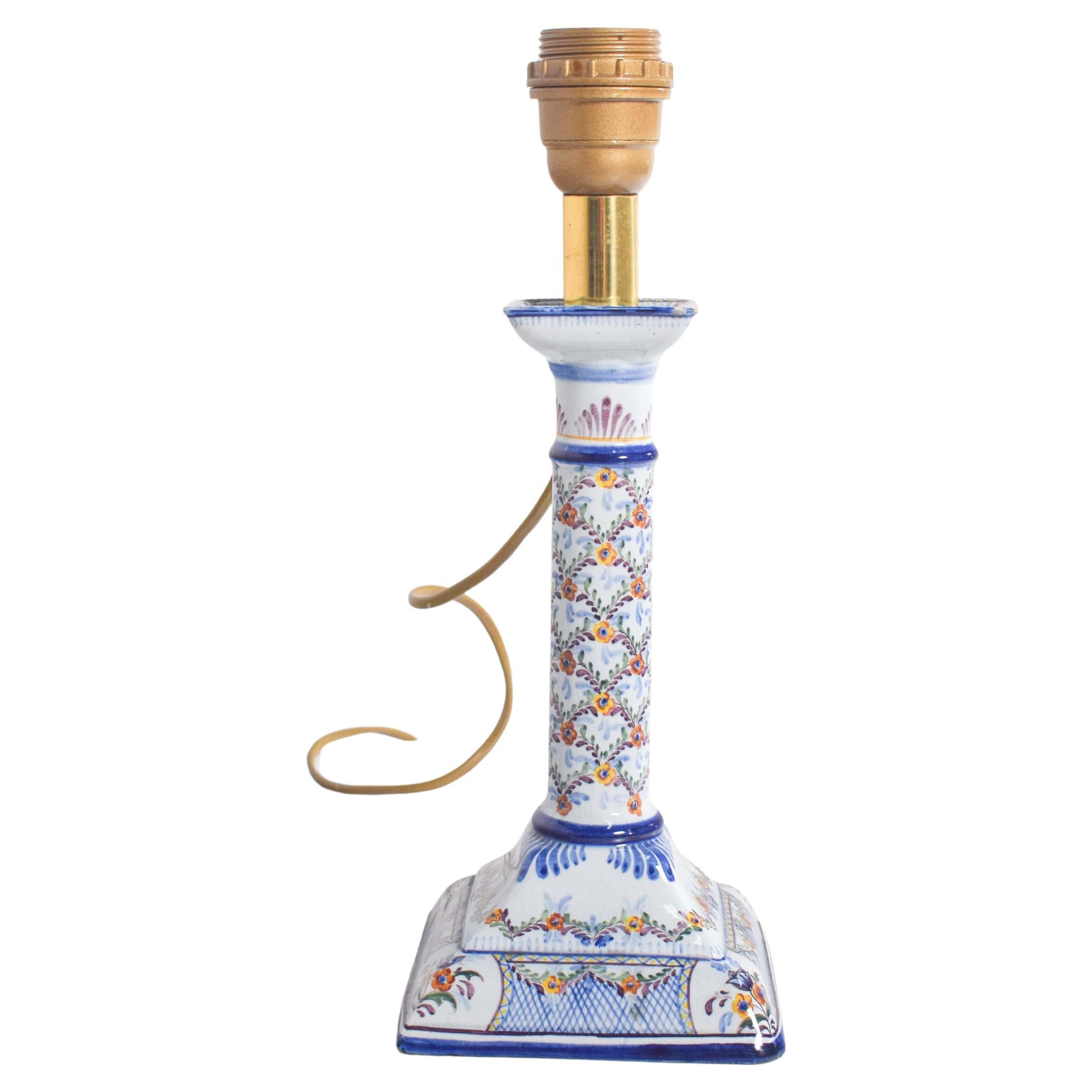Table Lamp, Portuguese Ceramic from Candal