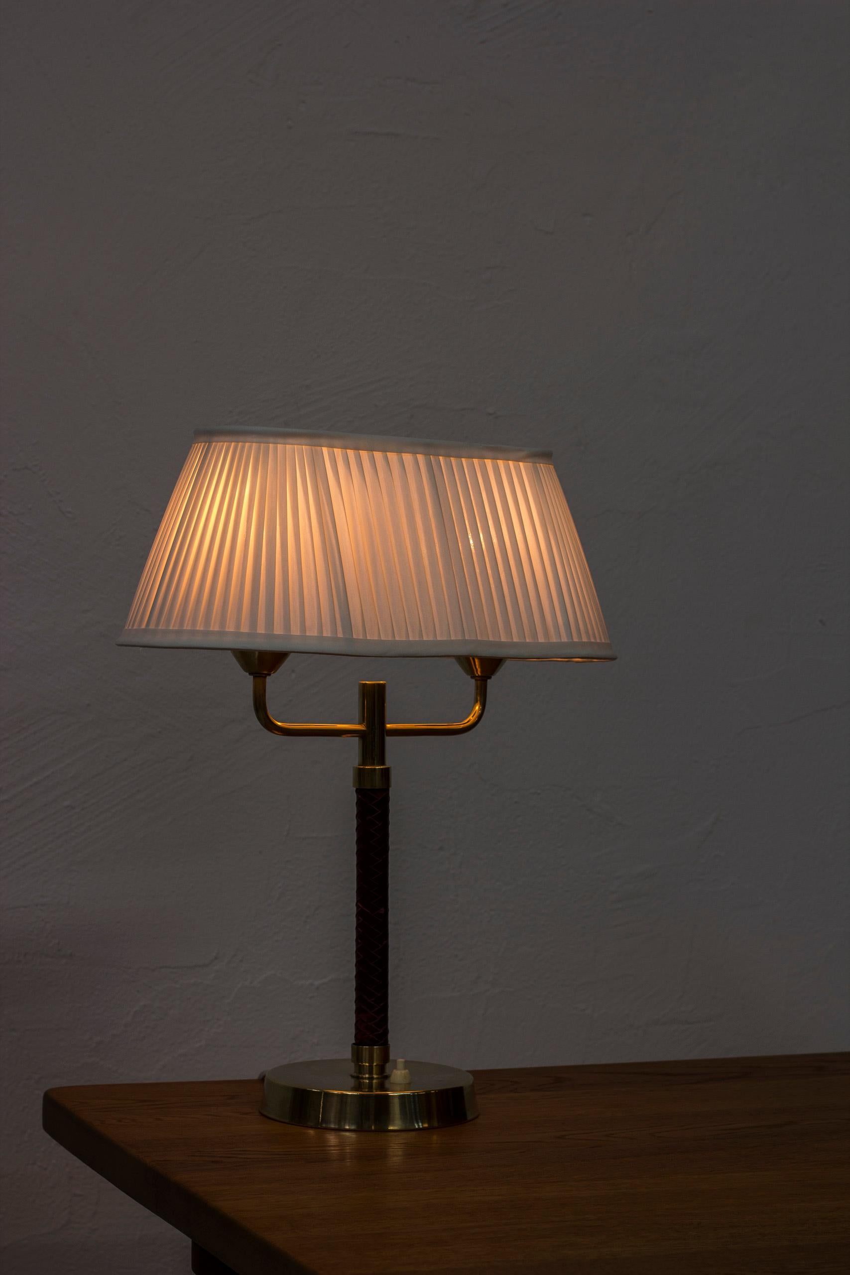 Table Lamp Produced by Karlskrona Lampfabrik in Sweden, 1940s-1950s 2