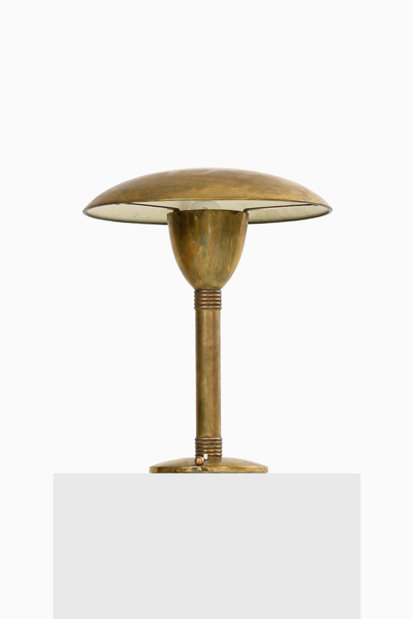 Brass Table Lamp Produced in Italy