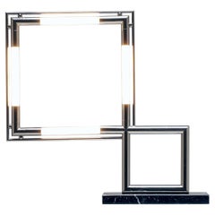 Lampada da tavolo Quadro di Jacques Adnet, anni '60