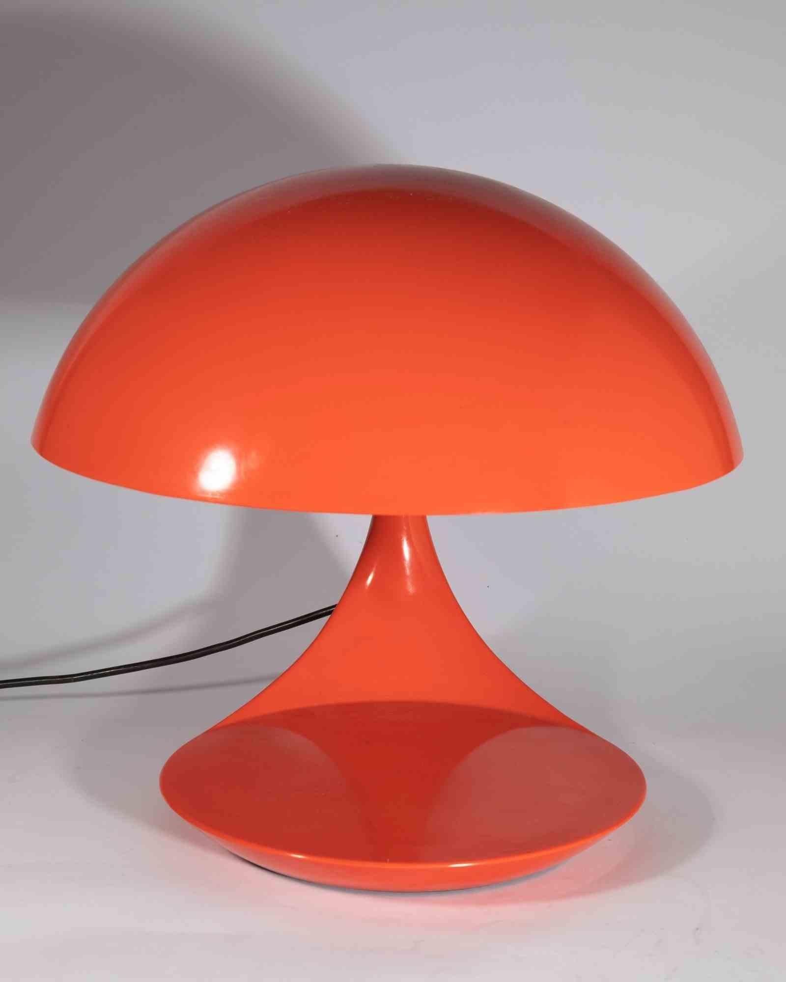 Laqué Lampe de bureau rouge « Red Cobra » d'Elio Martinelli, Italie, 1960 environ en vente
