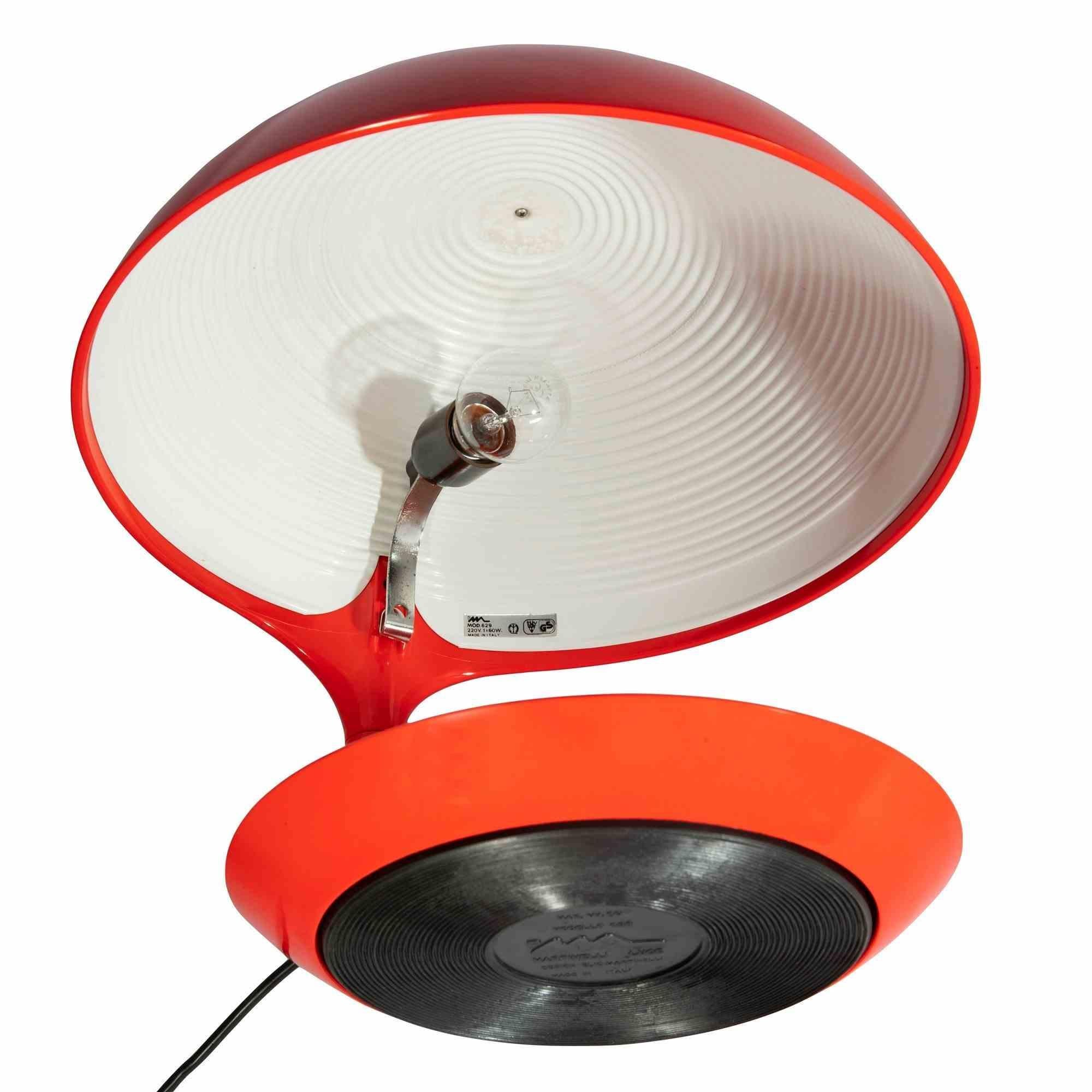 Milieu du XXe siècle Lampe de bureau rouge « Red Cobra » d'Elio Martinelli, Italie, 1960 environ en vente