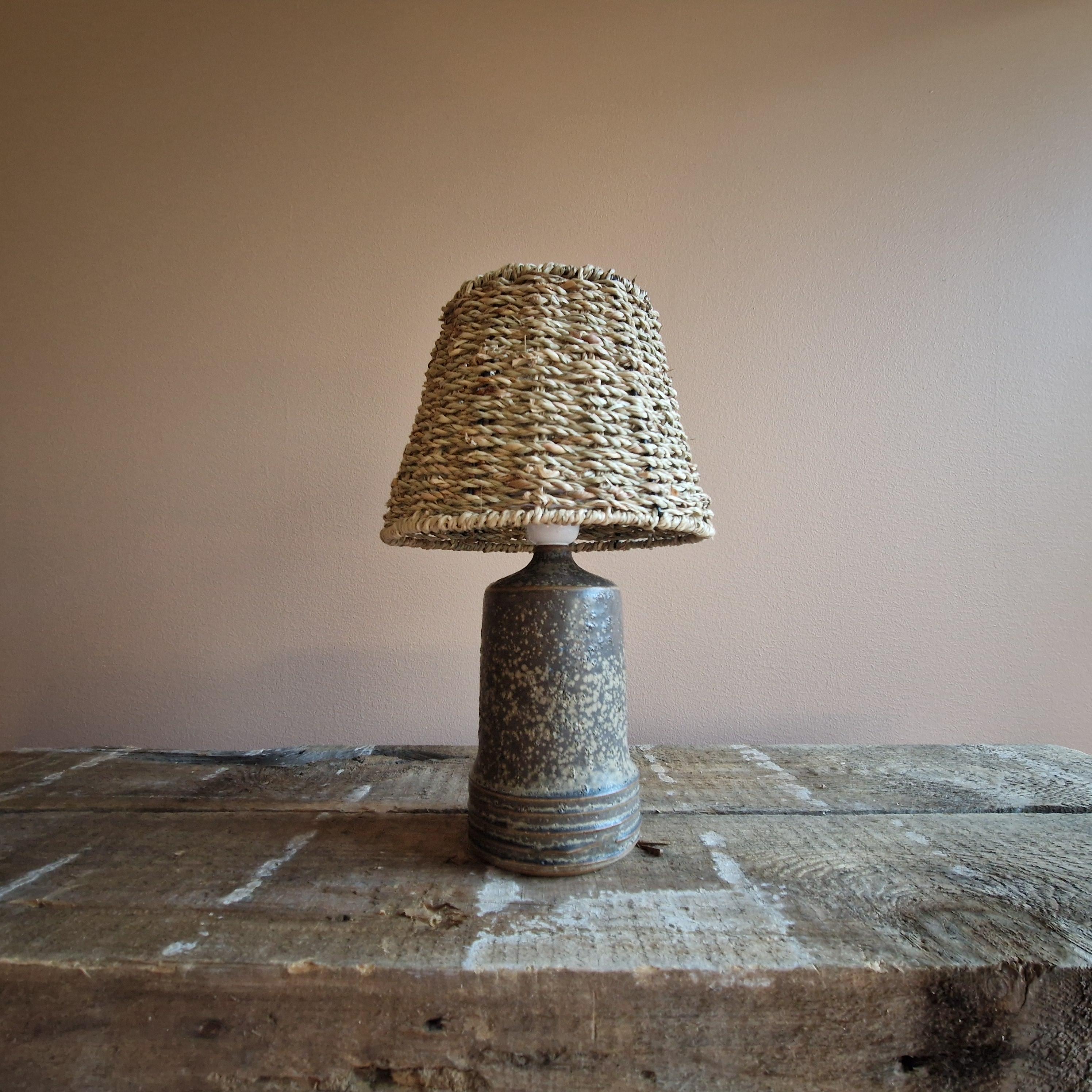 Glazed Table lamp, Rolf Palm, 1950's For Sale