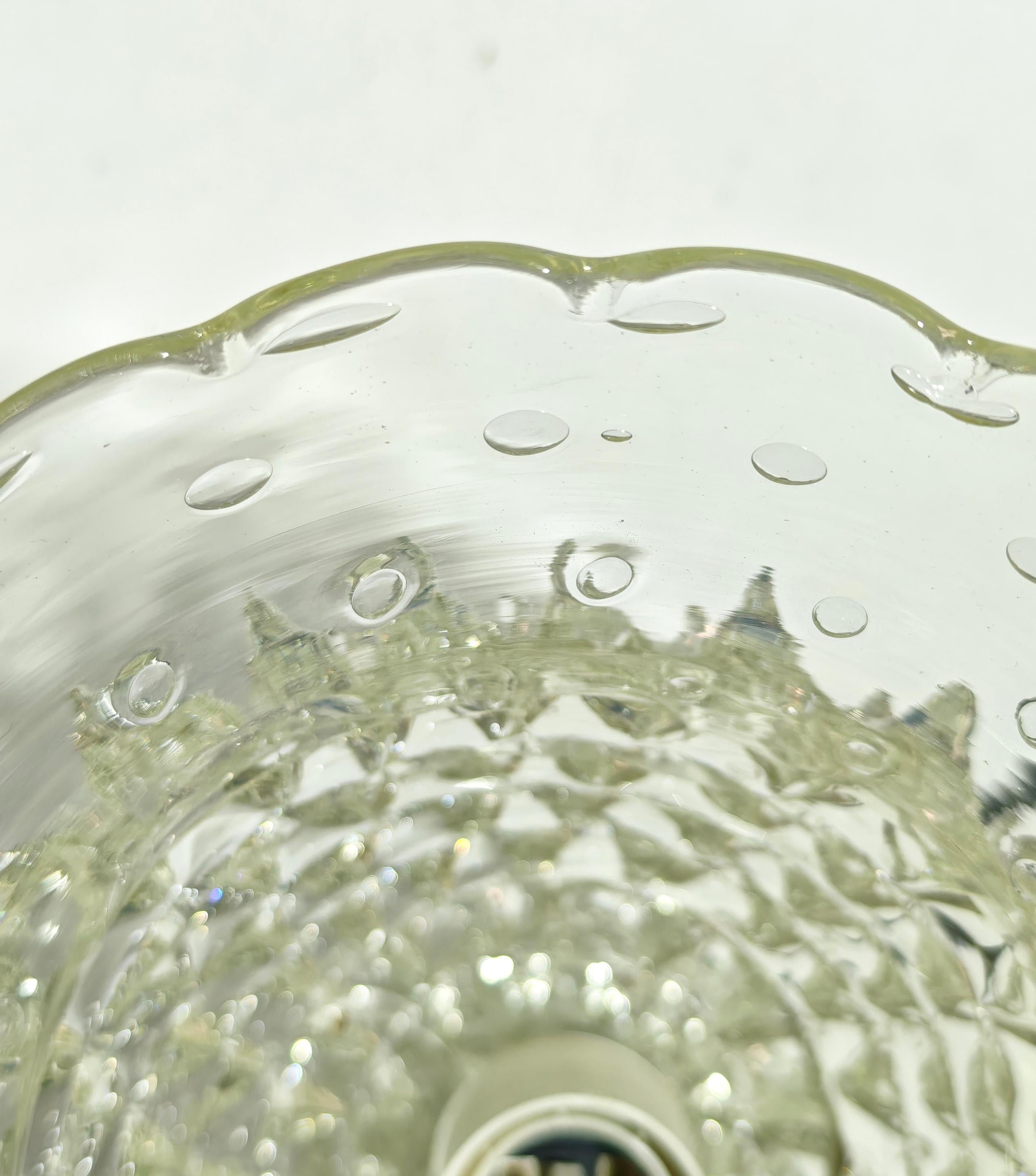 Table Lamp Rostrato and Bullicante Glass Mid-Century Production Italy 1950/60 im Zustand „Gut“ im Angebot in Palermo, IT
