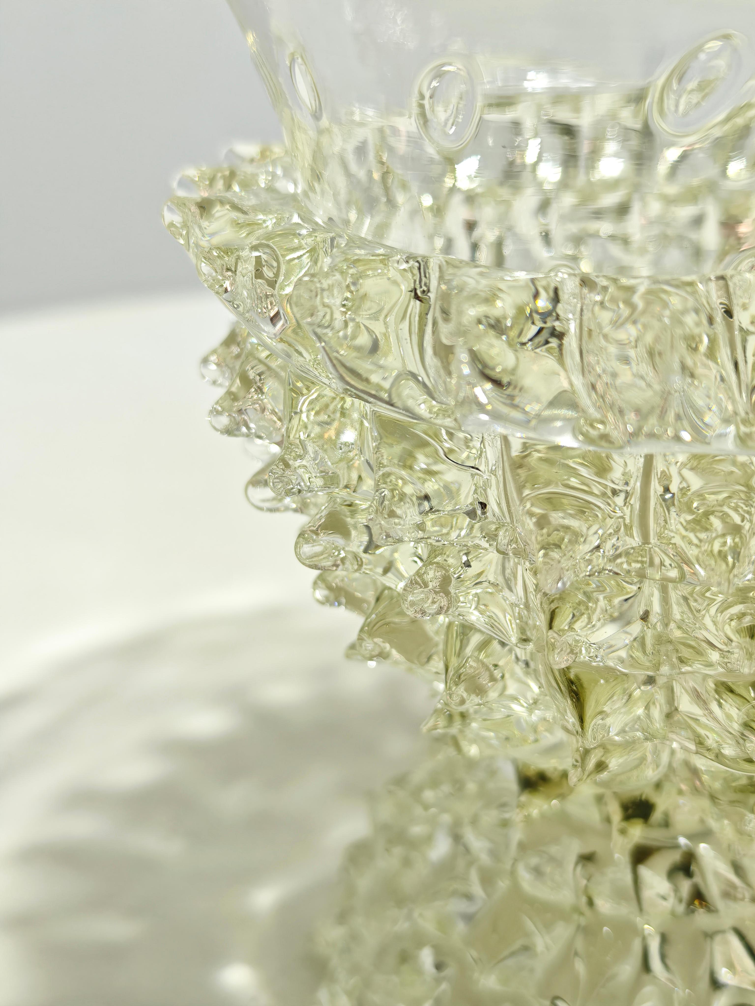 Table Lamp Rostrato and Bullicante Glass Mid-Century Production Italy 1950/60 im Angebot 2