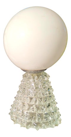Table Lamp Rostrato Murano Glass Design Barovier & Toso, 1940