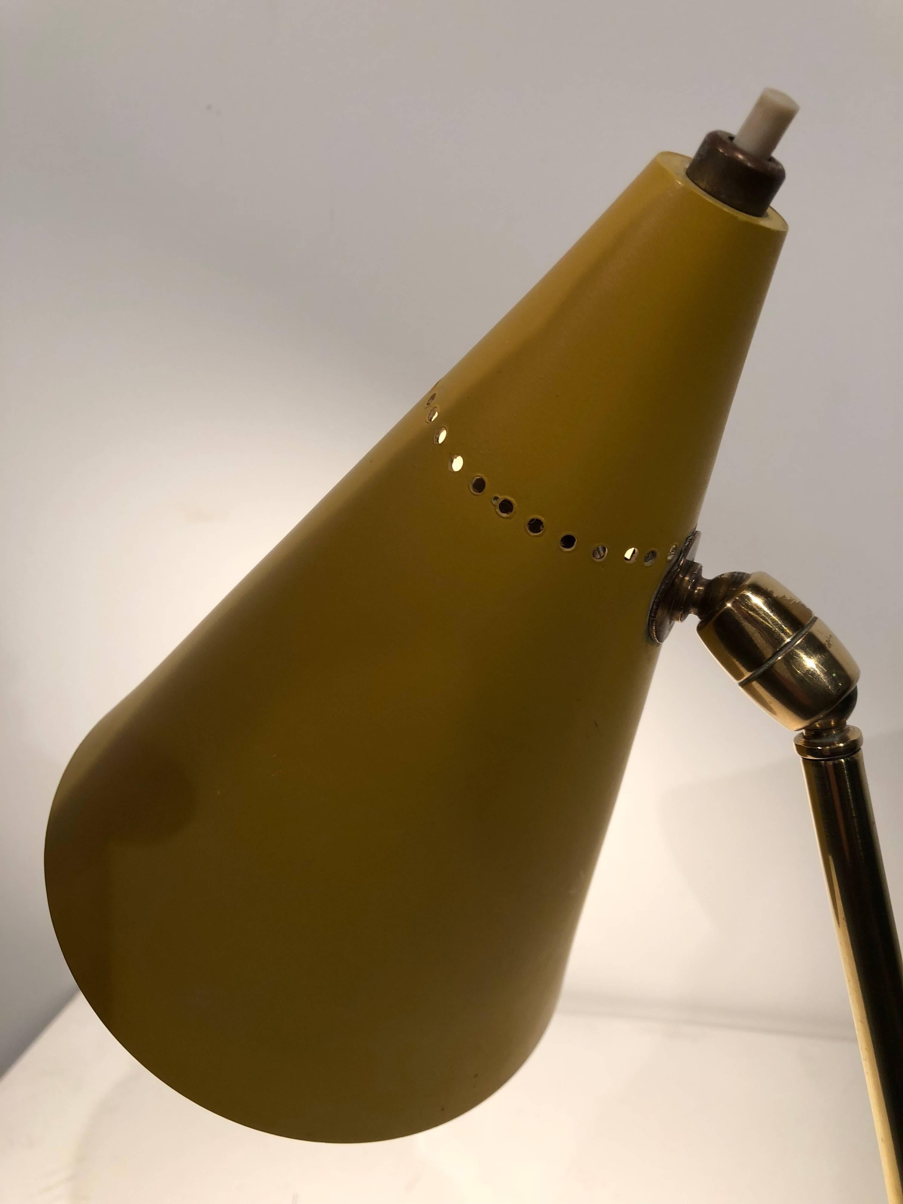 Brass Table Lamp Sarfatti