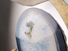 Table lamp sculpture signed Willy Daro 1970s