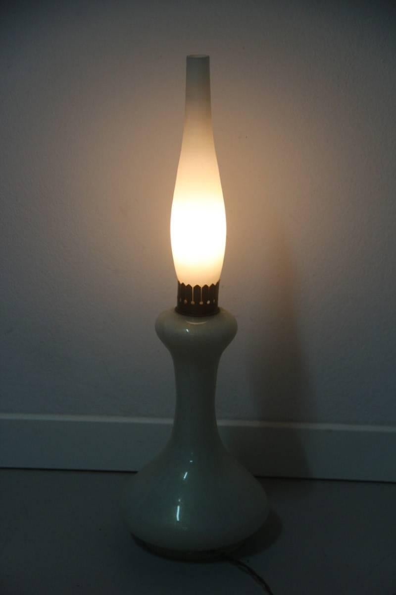 Mid-Century Modern Lampe de bureau Seguso Design italien moderne mi-siècle moderne en verre de Murano or  en vente
