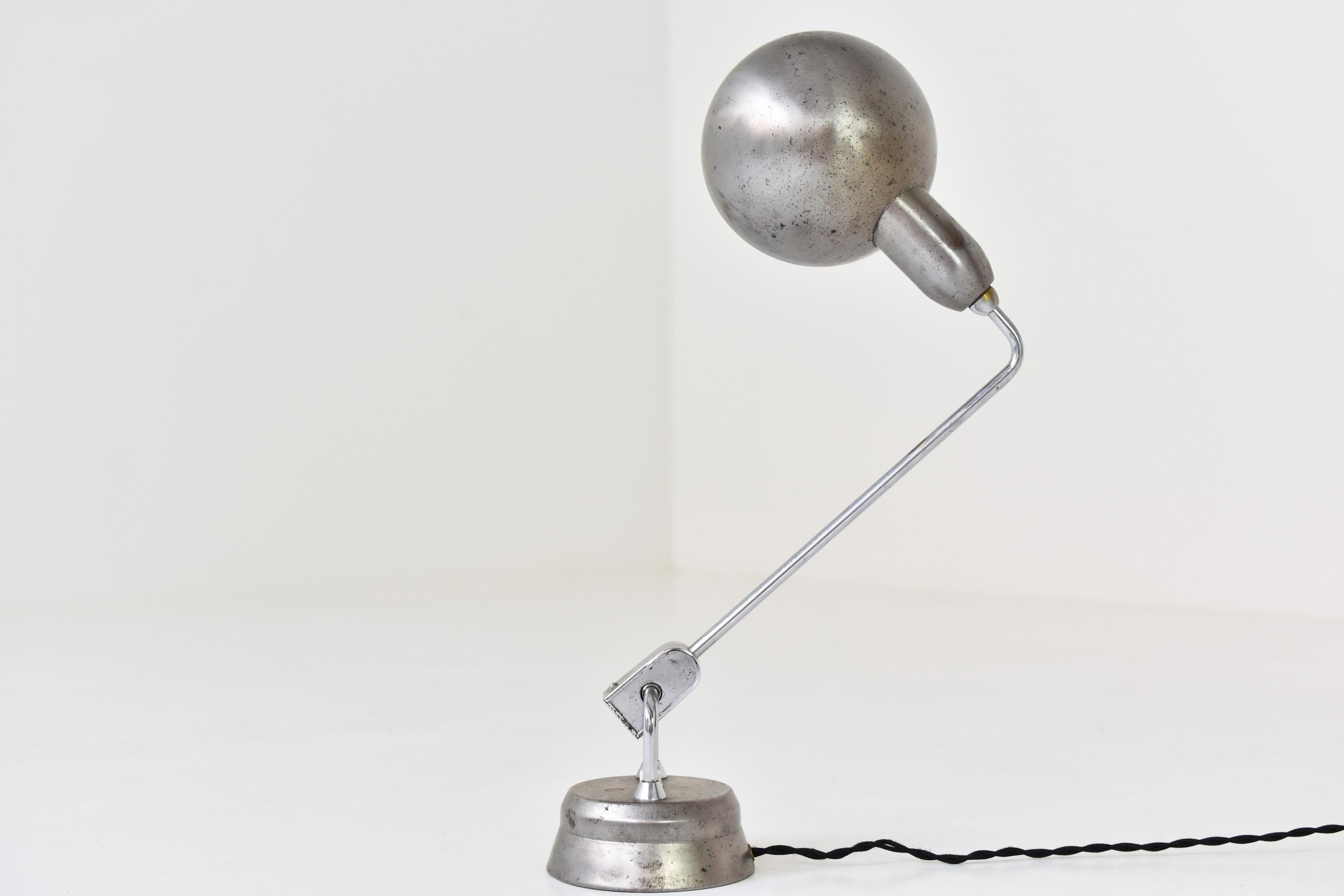 Mid-Century Modern Table Lamp Selected by Charlotte Perriand, France, 1940’s