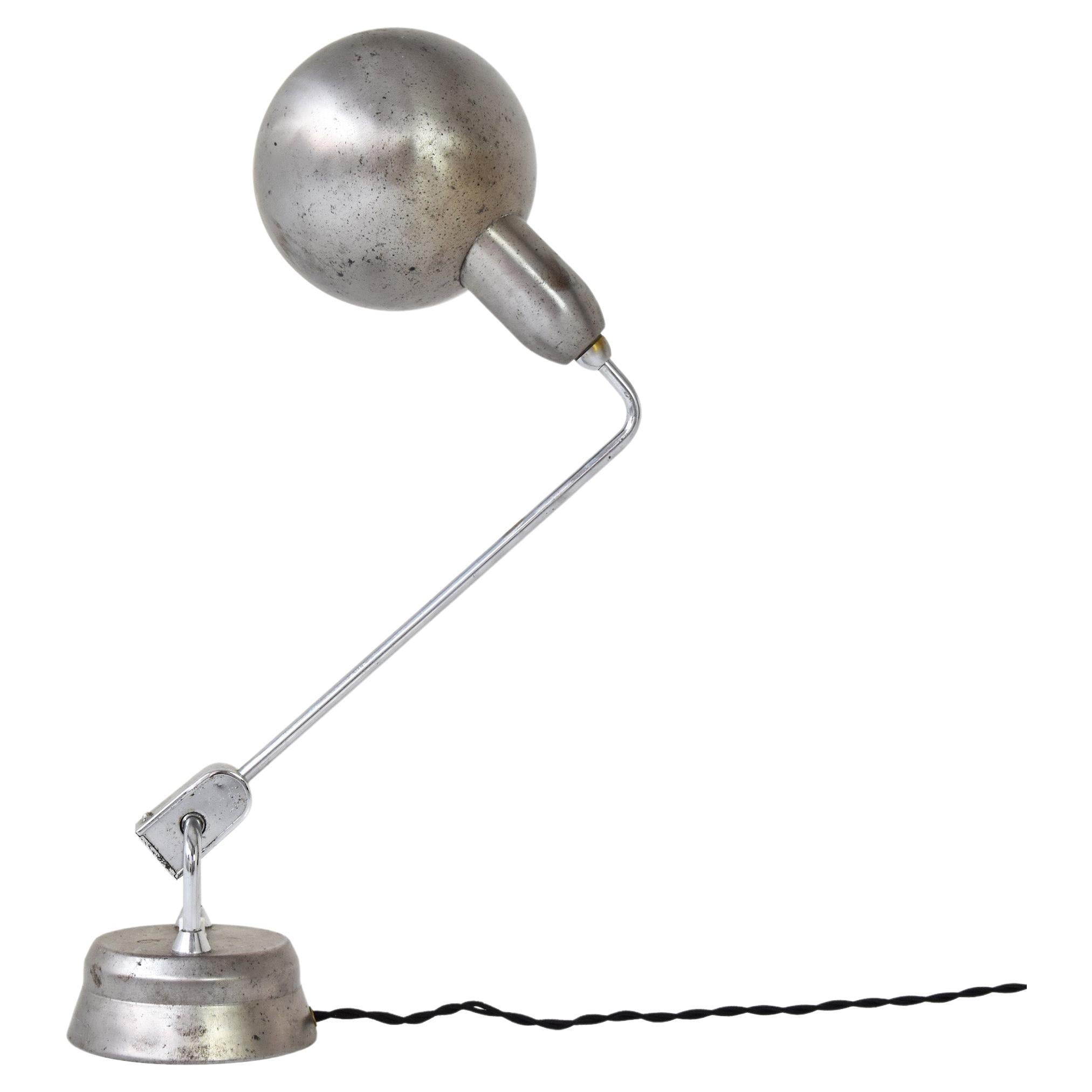 1 un interrupteur poussoir écrou CHROME lampe jumo art déco chevet lampe lustreo 