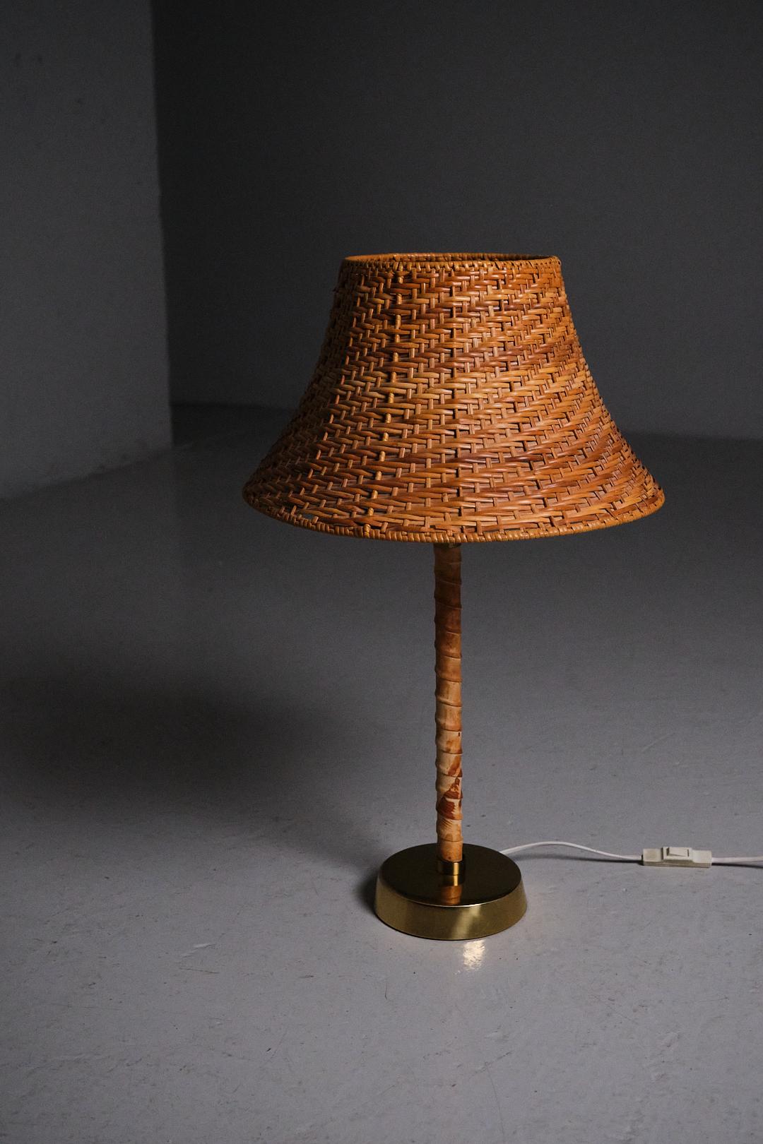 Scandinavo moderno Table lamp 'Senator' by Lisa Johansson Pepe for Orno, Finland, 1950s in vendita