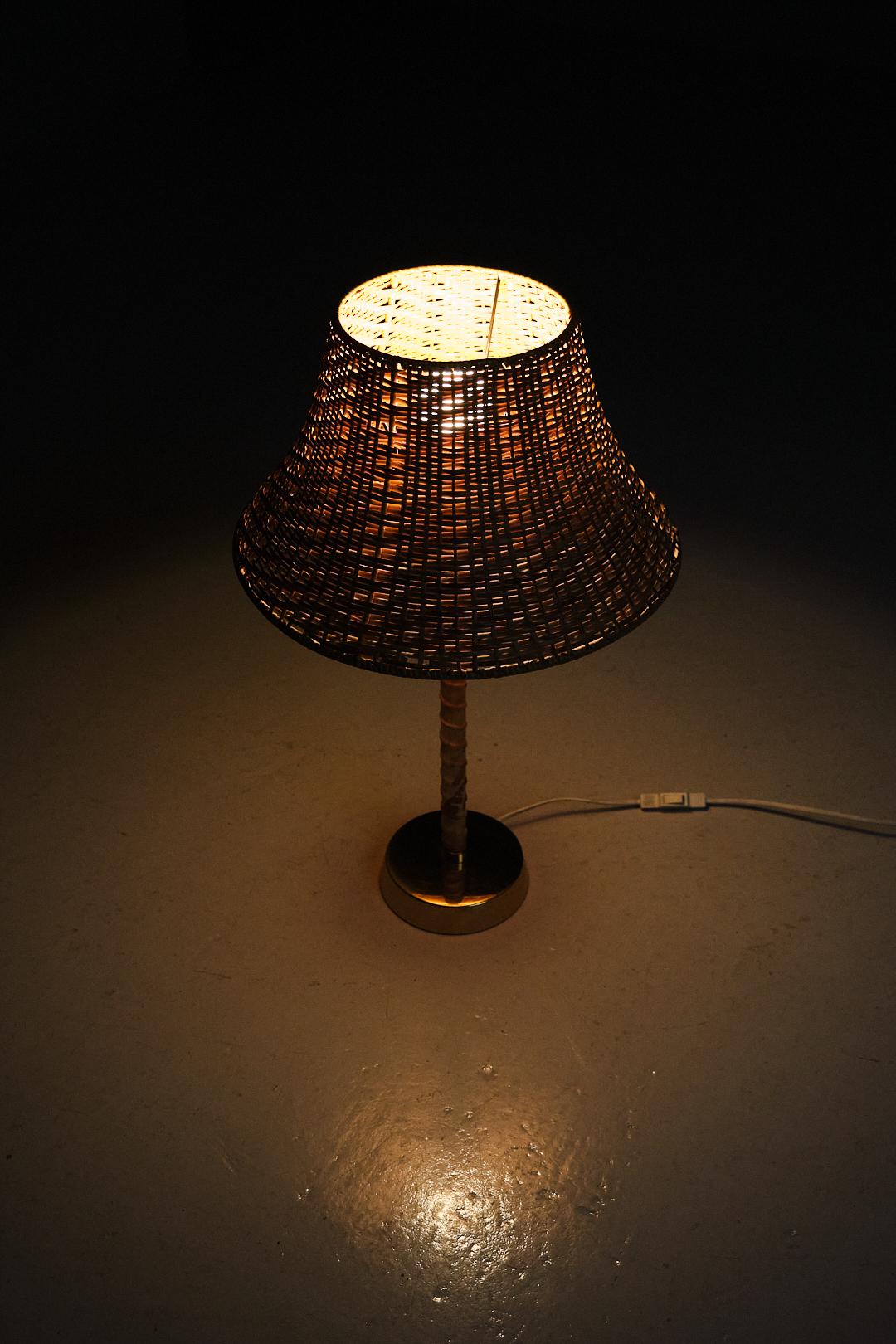 Ottone Table lamp 'Senator' by Lisa Johansson Pepe for Orno, Finland, 1950s in vendita
