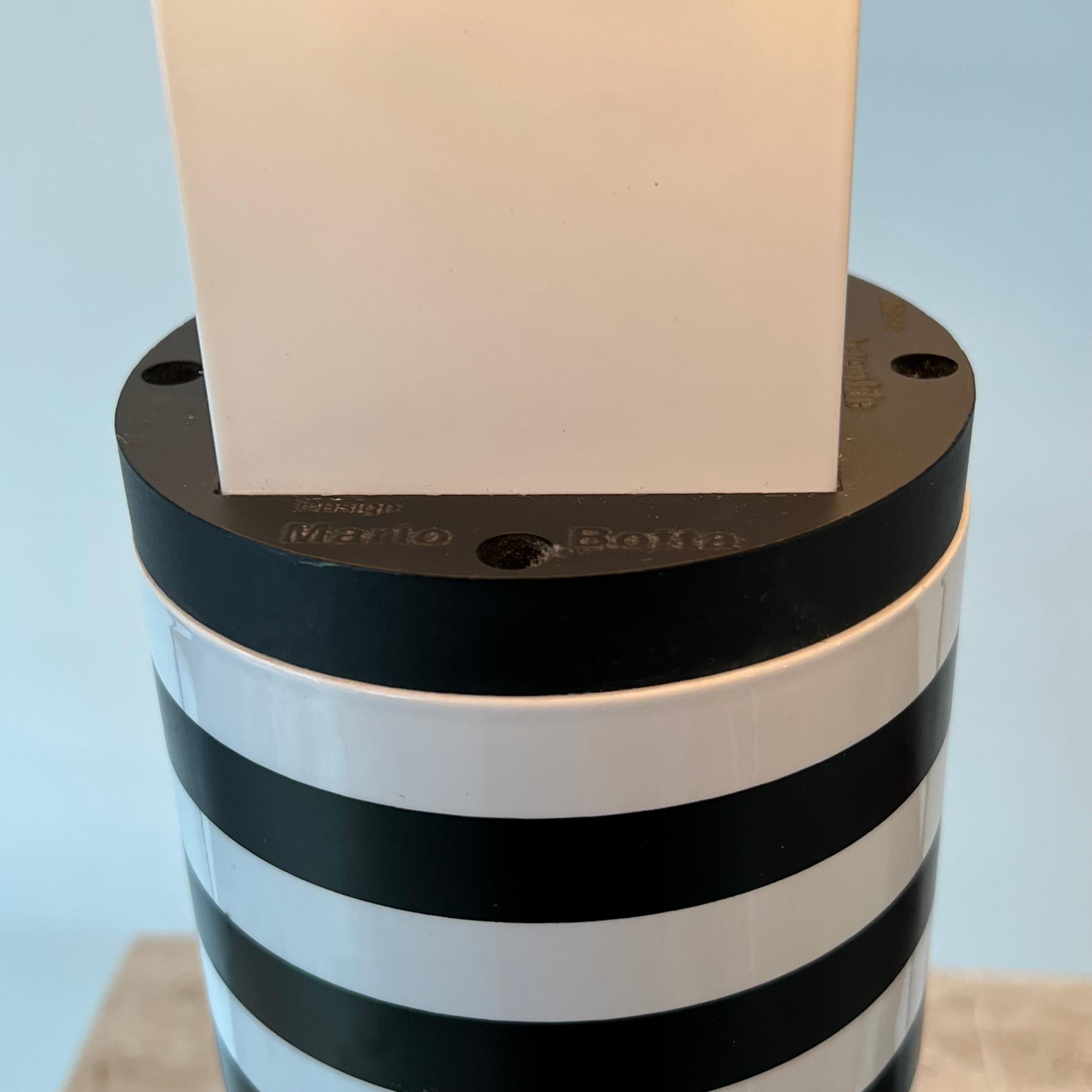 Table Lamp Shogun by Mario Botta for Artemide 80s 7