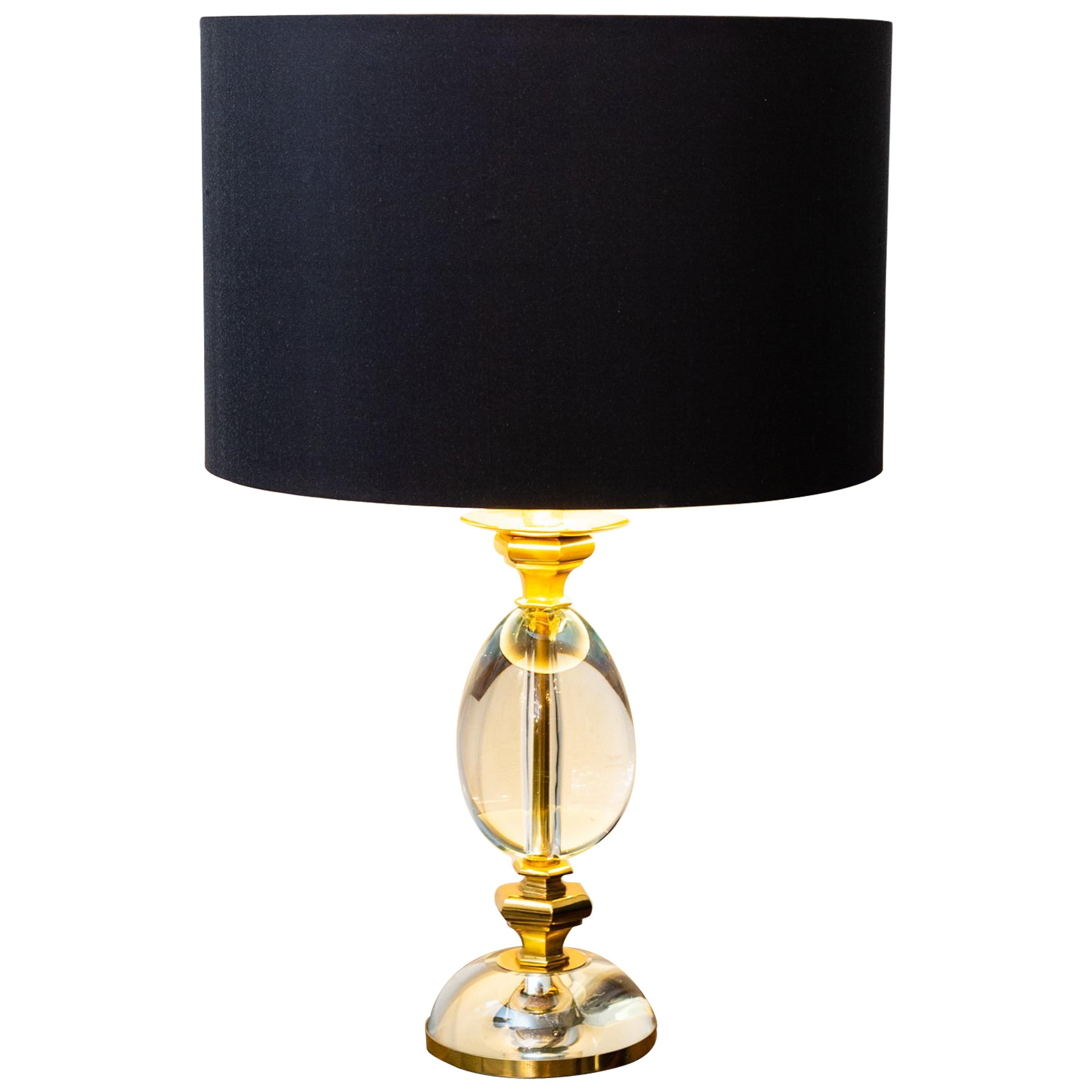 Table Lamp Signed by Gabriella Crespi, Italy, circa 1970 For Sale