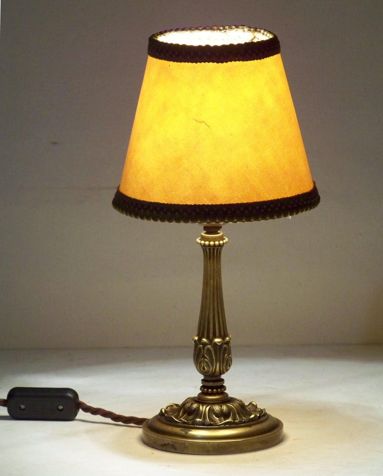 Table Lamp, Solid Brass For Sale at 1stDibs