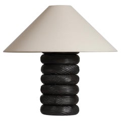 Lampada da tavolo Solid Wood Burn di Vincent Vincent in stile Art Deco