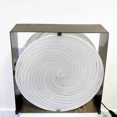Lampada da tavolo Spiral LT217 di Carlo Nason per Mazzega, Italia 1960