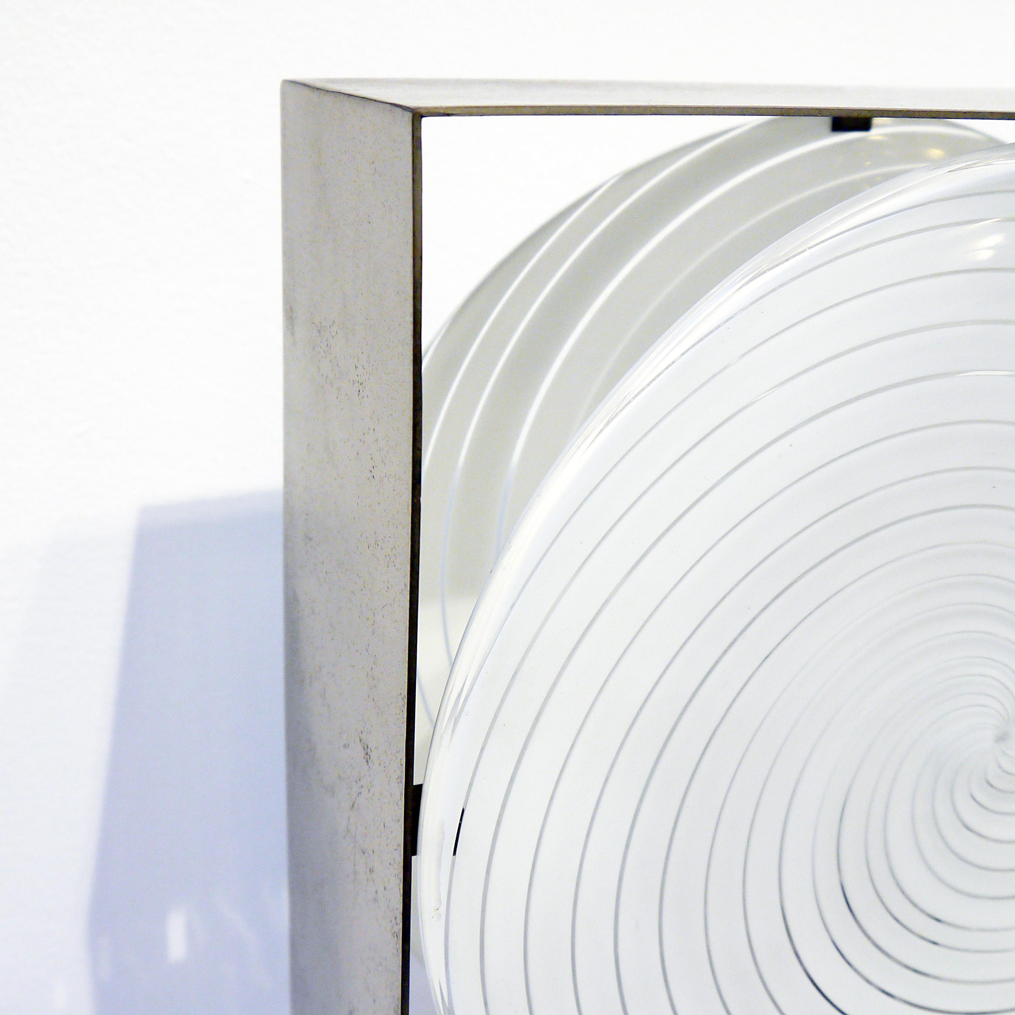 Lámpara de sobremesa Spiral LT217 de Carlo Nason para Mazzega, Italia Años 60 Italiano en venta