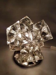 Lámpara de Sobremesa "Stella" Diseño Albano Poli para Poliarte, Años 70