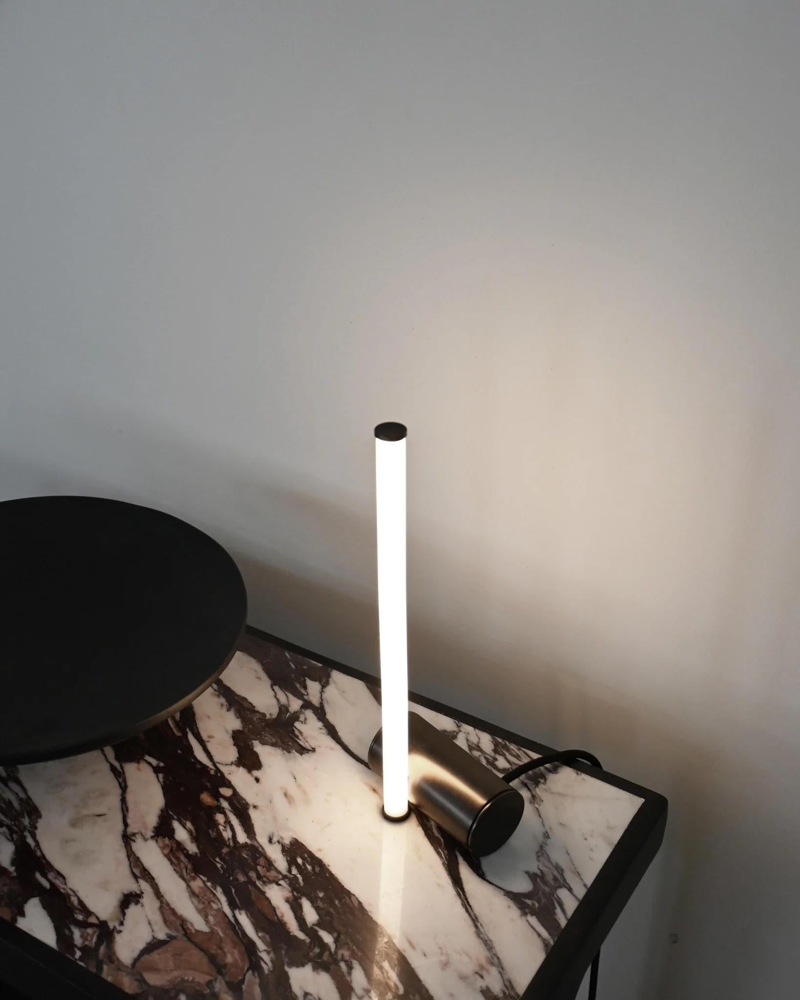 XXIe siècle et contemporain Lampe de table, modèle bâton. en vente