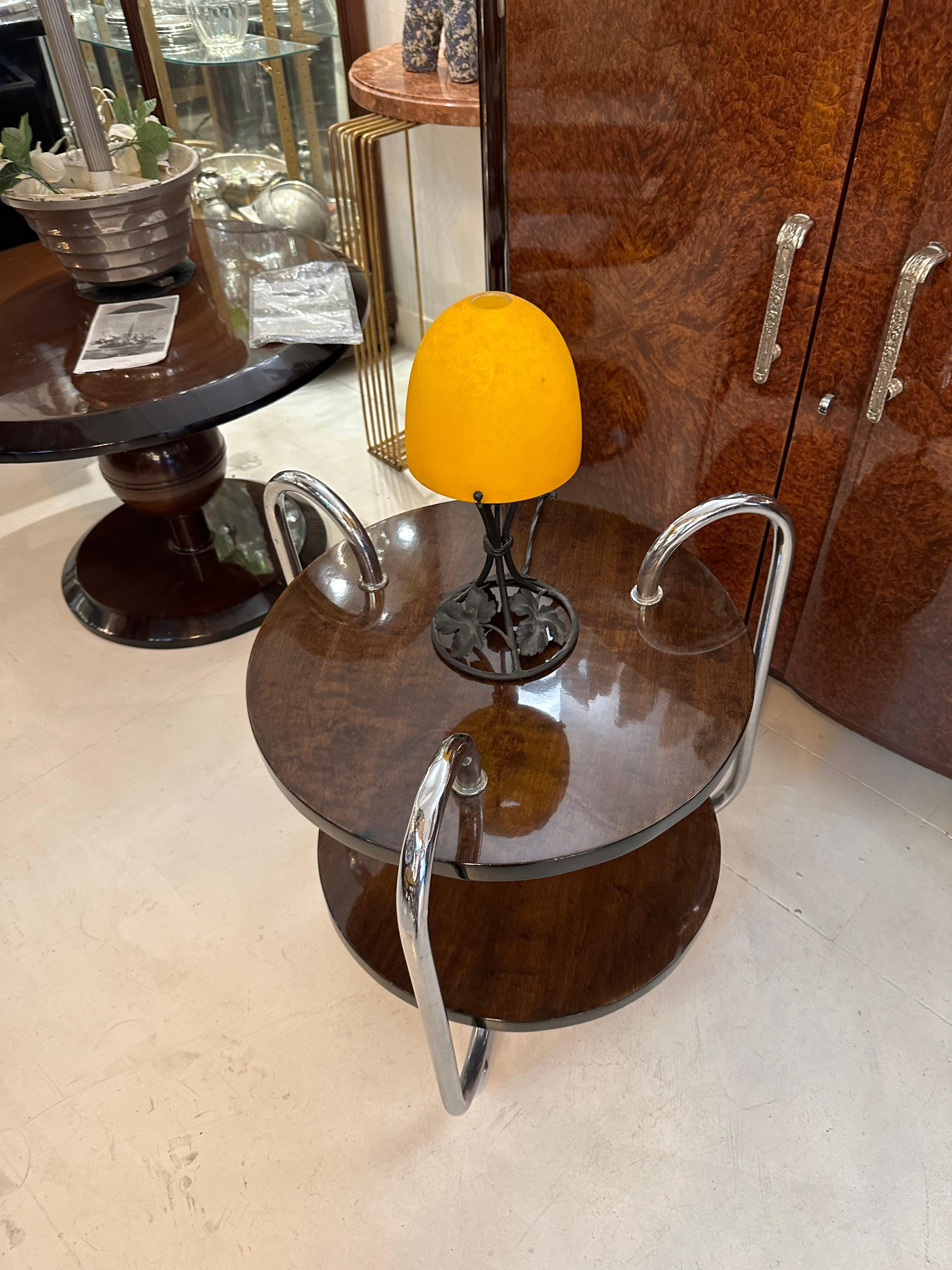 Verre d'art Lampe de Table, Style Jugendstil, Art Nouveau, Liberté, Année : 1900, Français en vente