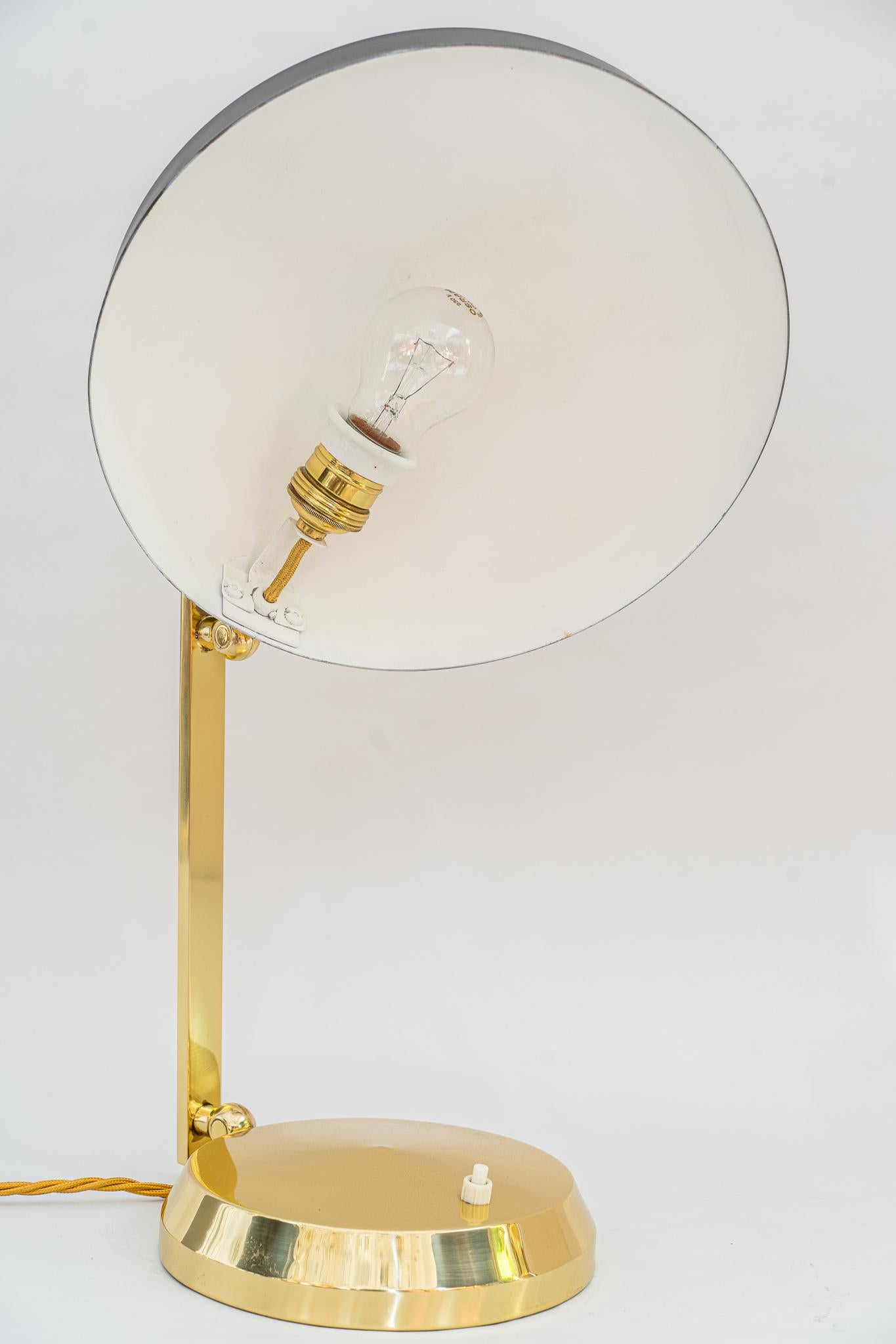 Lacquered Table Lamp Vienna Around 1960s For Sale