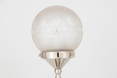 Table Lamp Vienna Around with Original Shade, 1920s