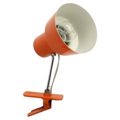 Lampada da tavolo con clip disegnata da Hurka per Napako, anni '60, Cecoslovacchia