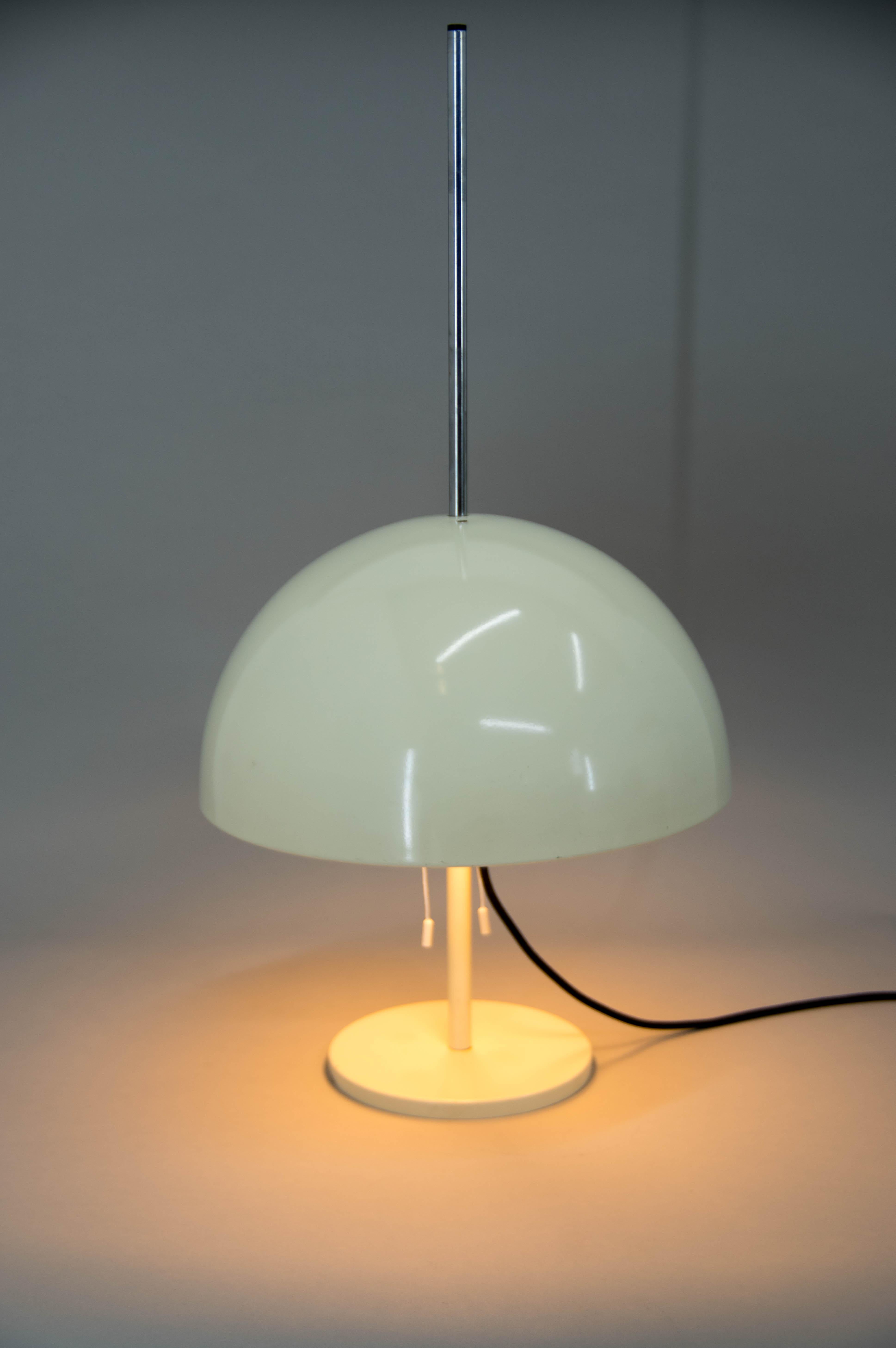 Czech Table Lamp with Adjustable Height, 1970s For Sale