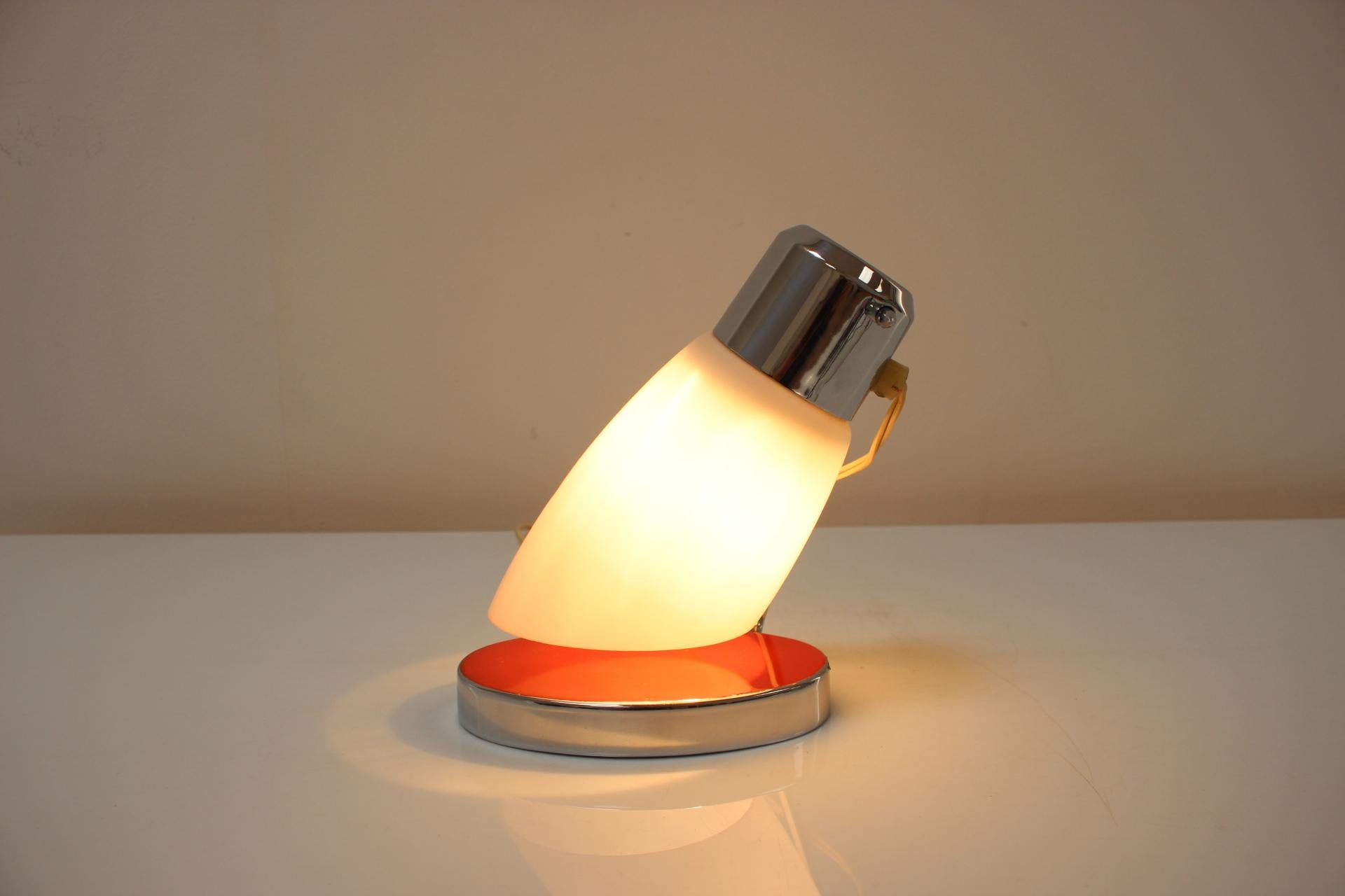 Table Lamp with Adjustable Shade by Drupol, 1950s For Sale 2