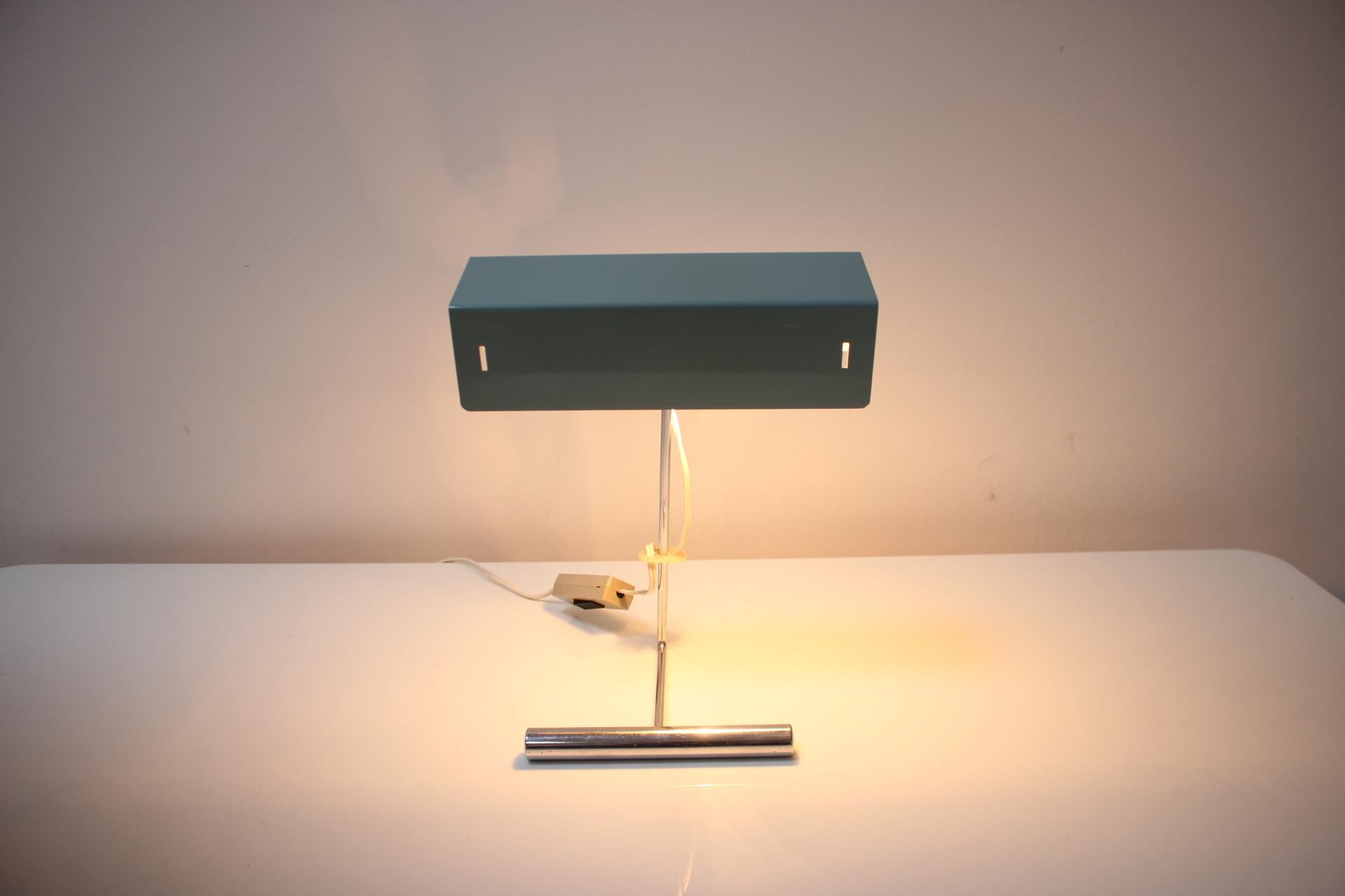 Table Lamp with Adjustable Shade by Drupol, 1960s For Sale 4