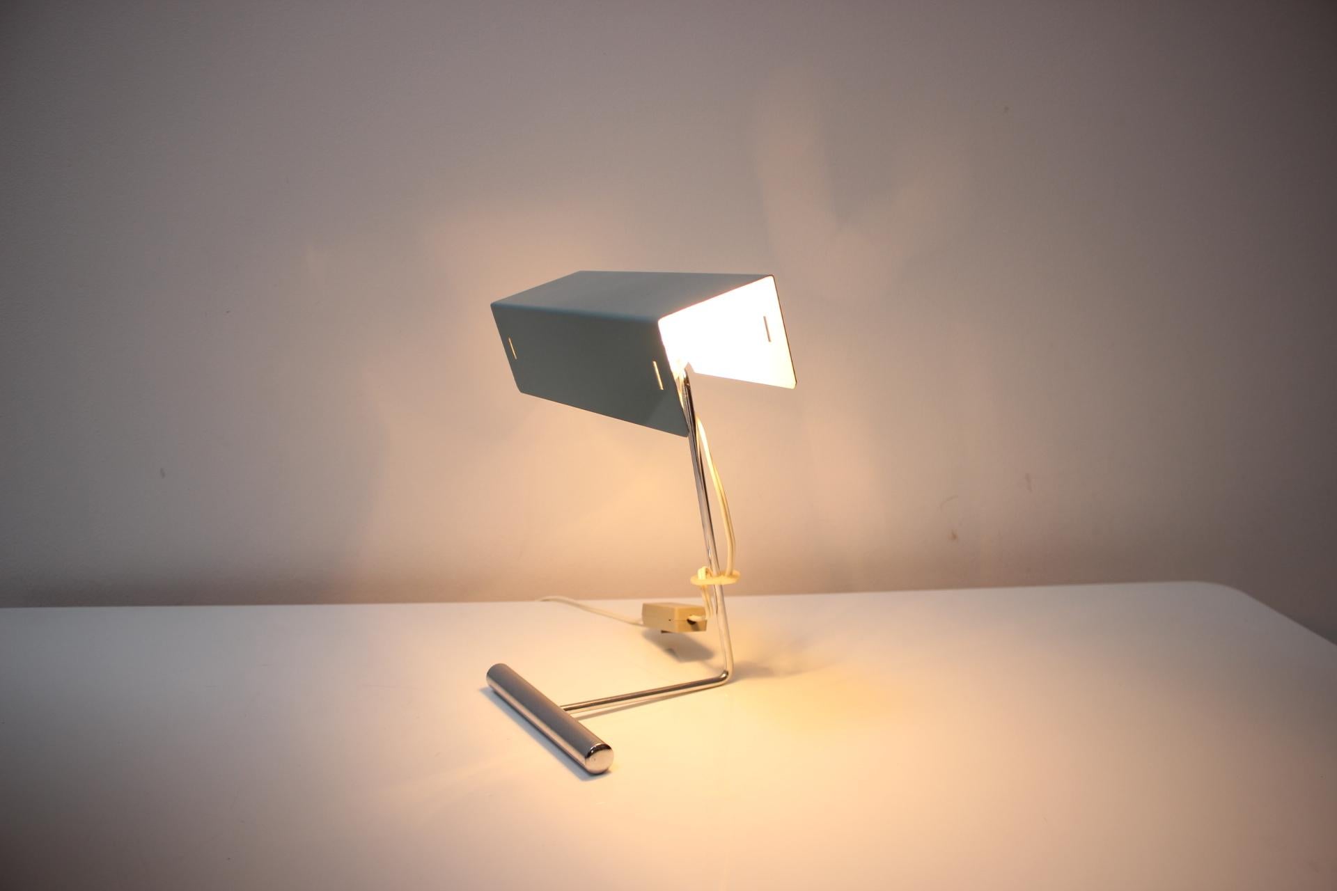 Table Lamp with Adjustable Shade by Drupol, 1960s For Sale 6