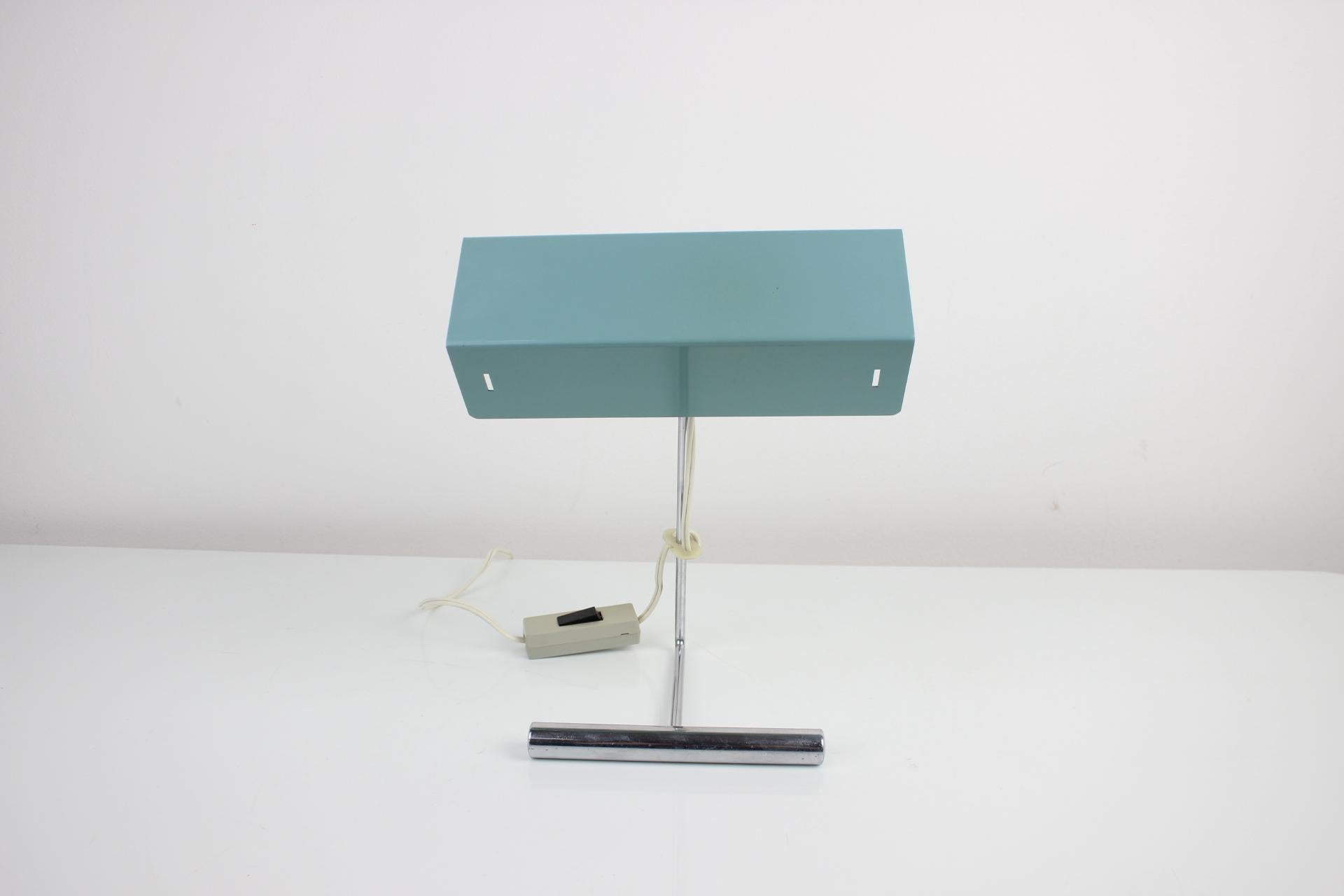 Mid-Century Modern Table Lamp with Adjustable Shade by Drupol, 1960s For Sale