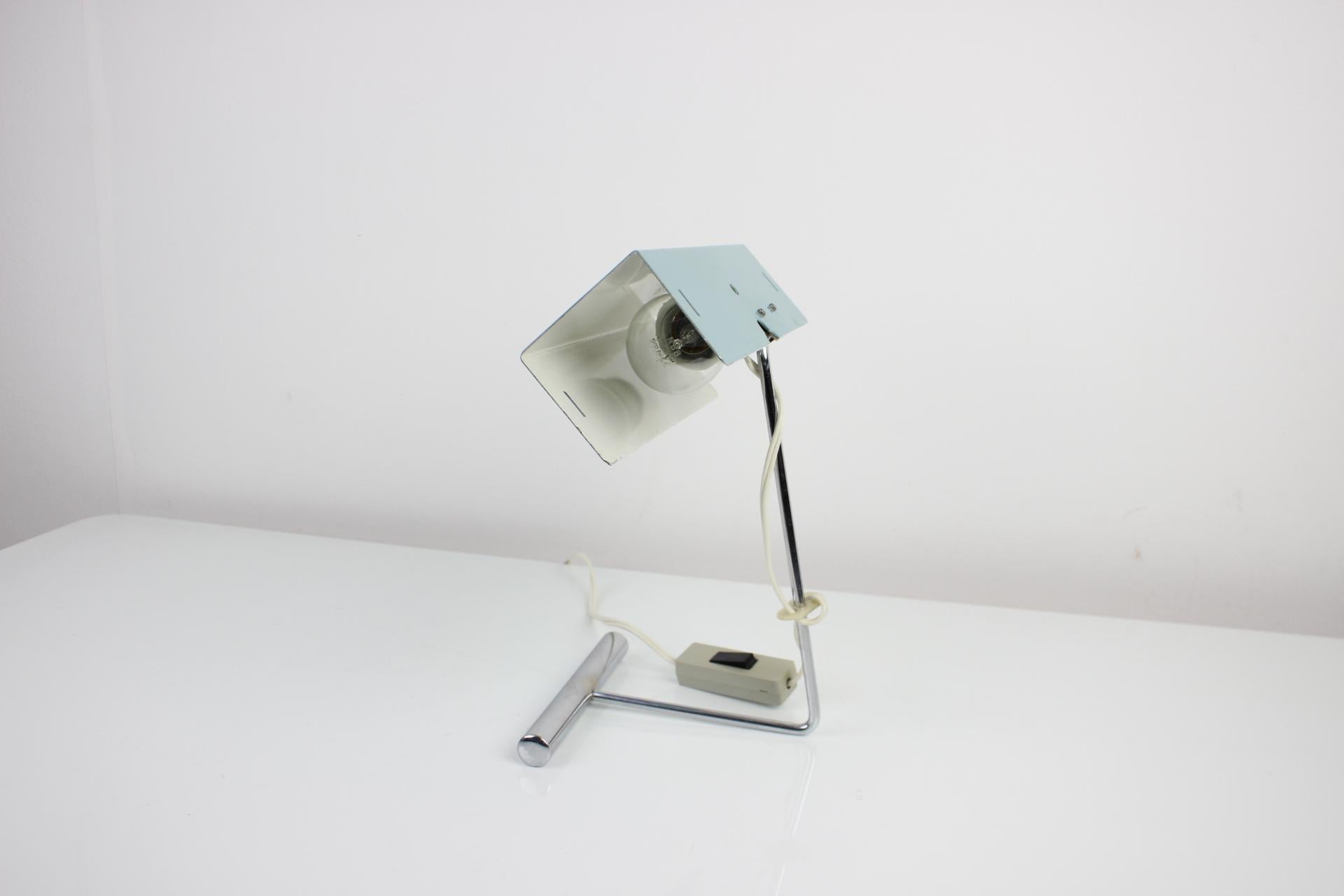 Czech Table Lamp with Adjustable Shade by Drupol, 1960s For Sale