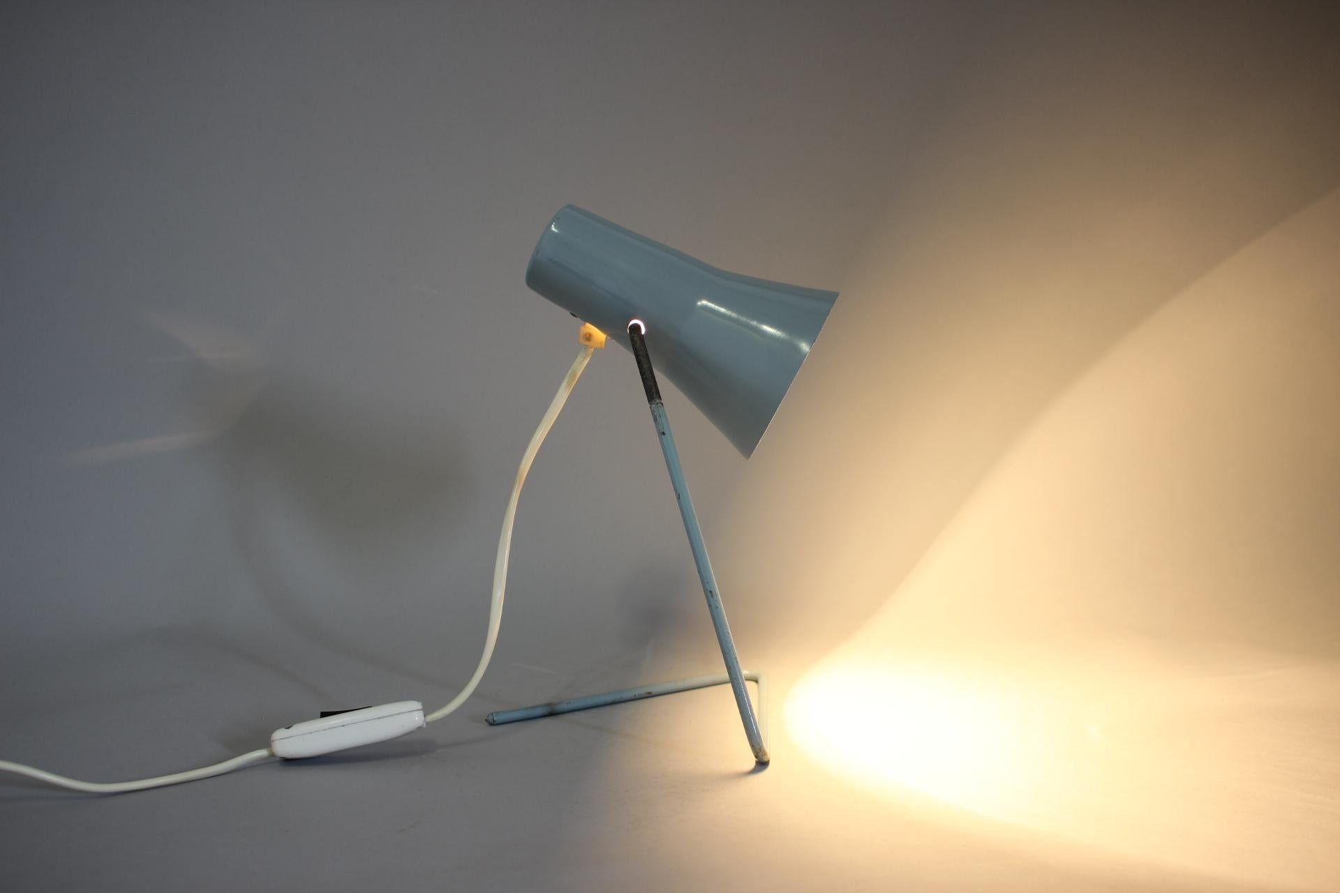 Table Lamp with Adjustable Shade by Hurka for Drupol, 1960s For Sale 2