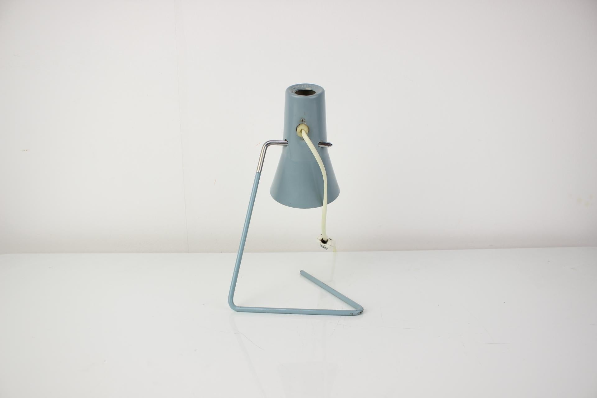 Mid-Century Modern Lampe de bureau avec abat-jour réglable par Hurka pour Drupol, années 1960 en vente