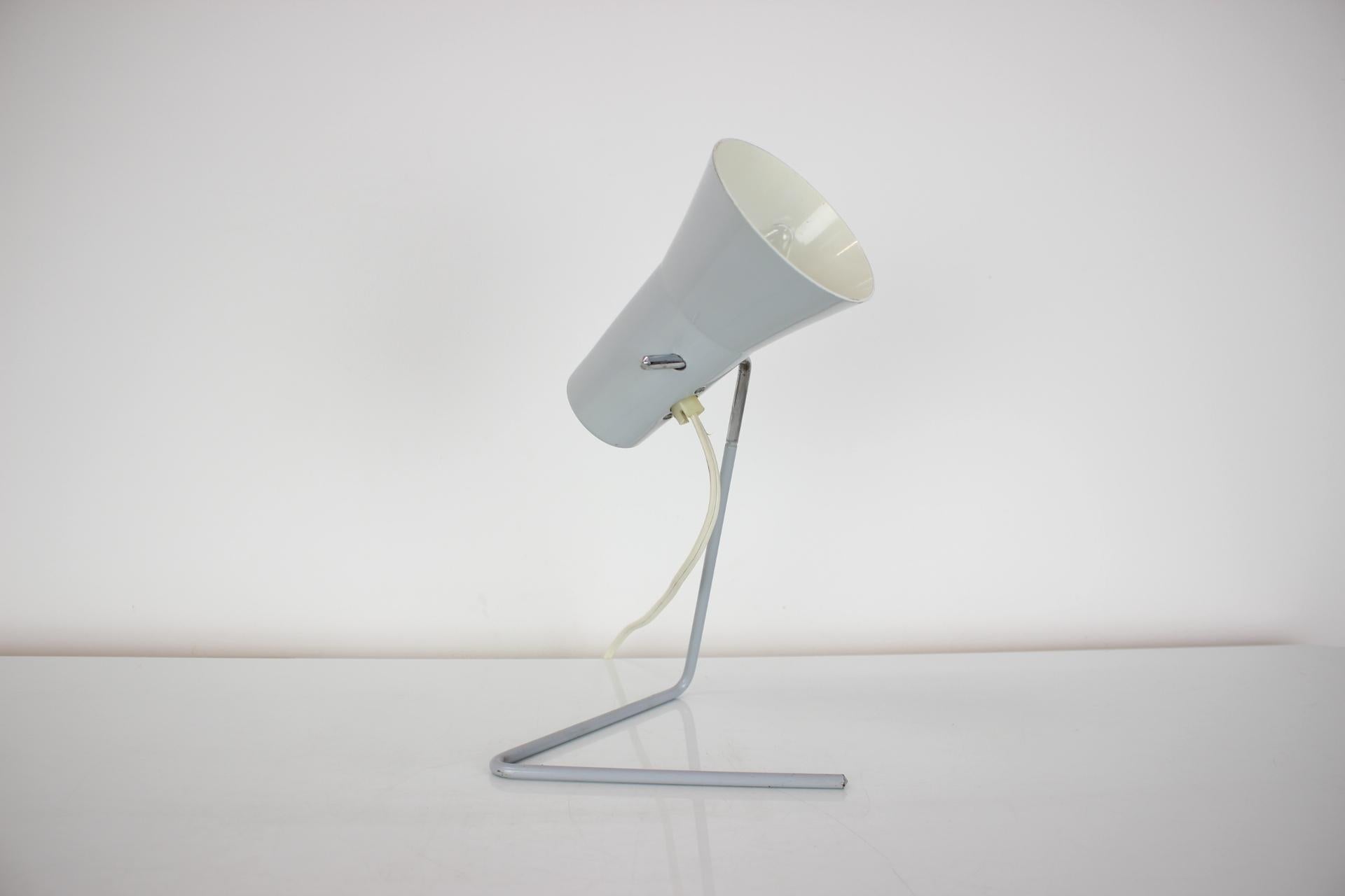 Czech Table Lamp with Adjustable Shade by Hurka for Drupol Praha, 1960s For Sale