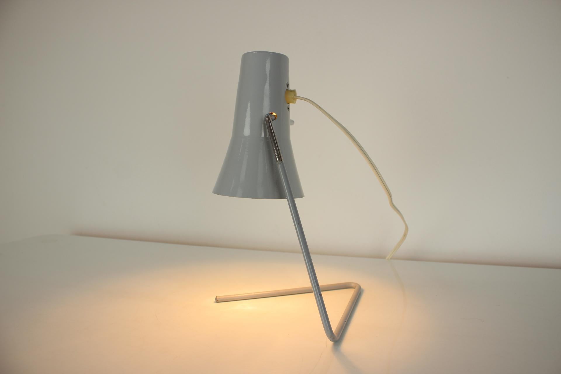 Table Lamp with Adjustable Shade by Hurka for Drupol Praha, 1960s For Sale 2