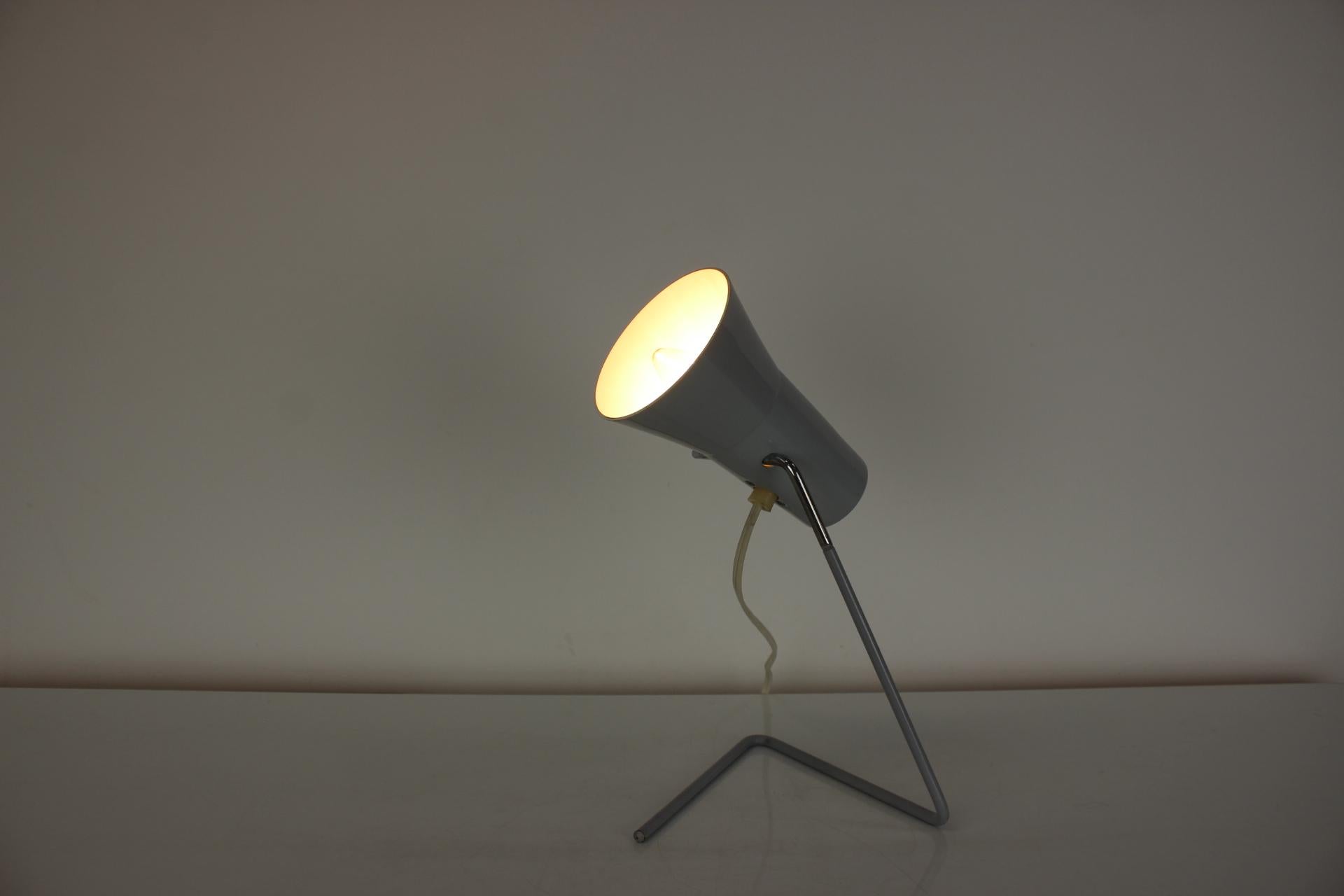 Table Lamp with Adjustable Shade by Hurka for Drupol Praha, 1960s For Sale 3