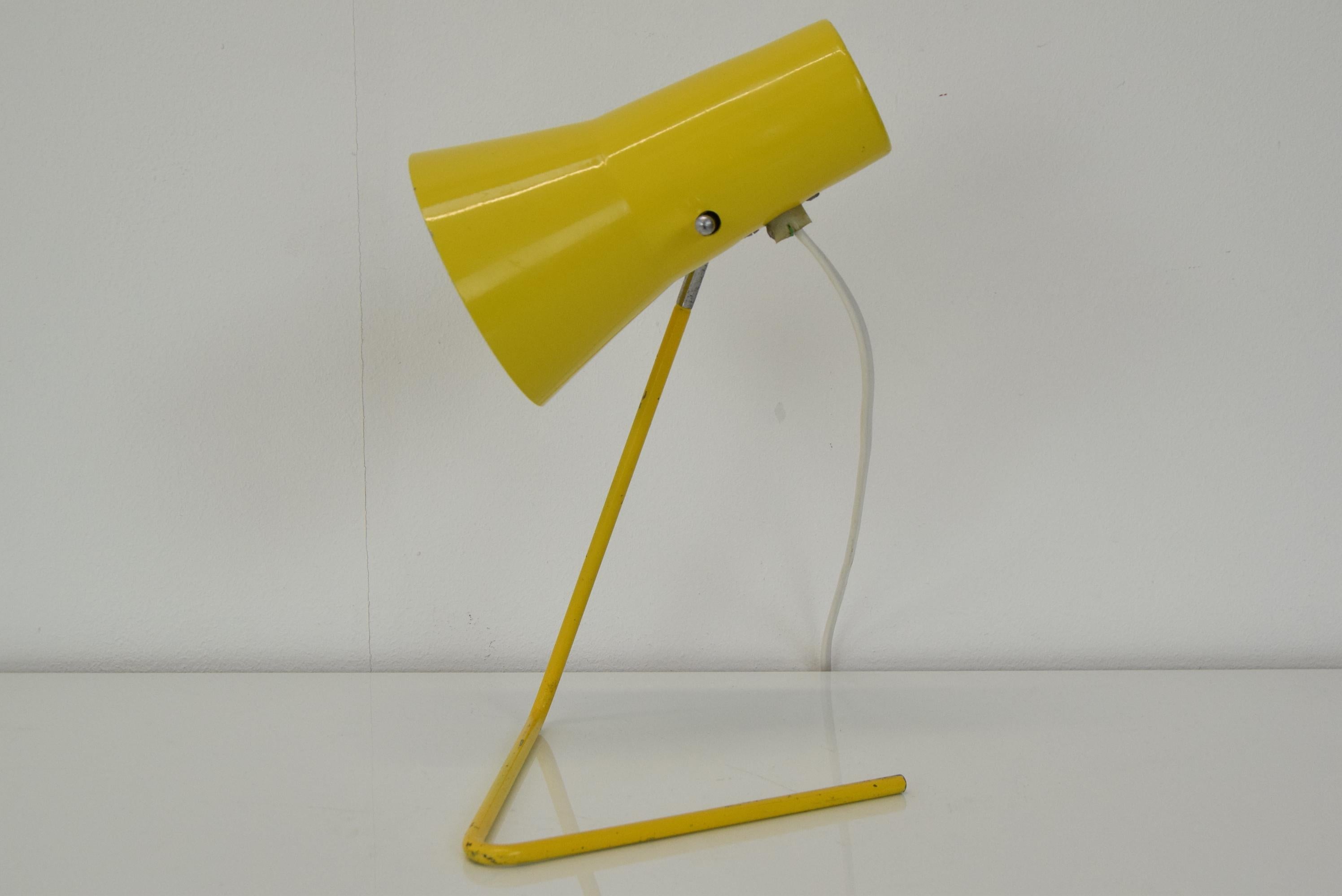 Table Lamp with Adjustable Shade by Josef Hurka for Drupol, 1960's 3