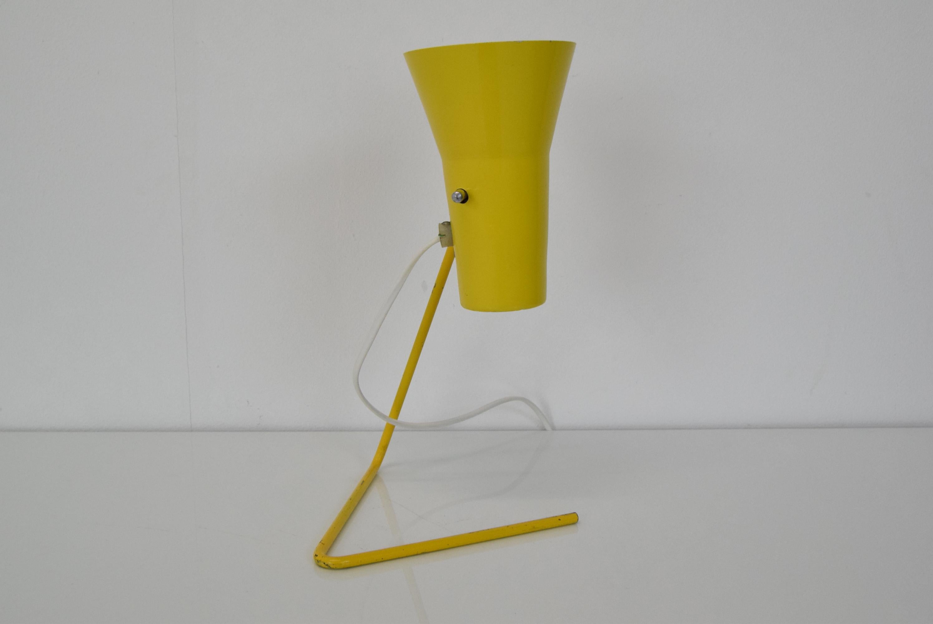 Table Lamp with Adjustable Shade by Josef Hurka for Drupol, 1960's 8