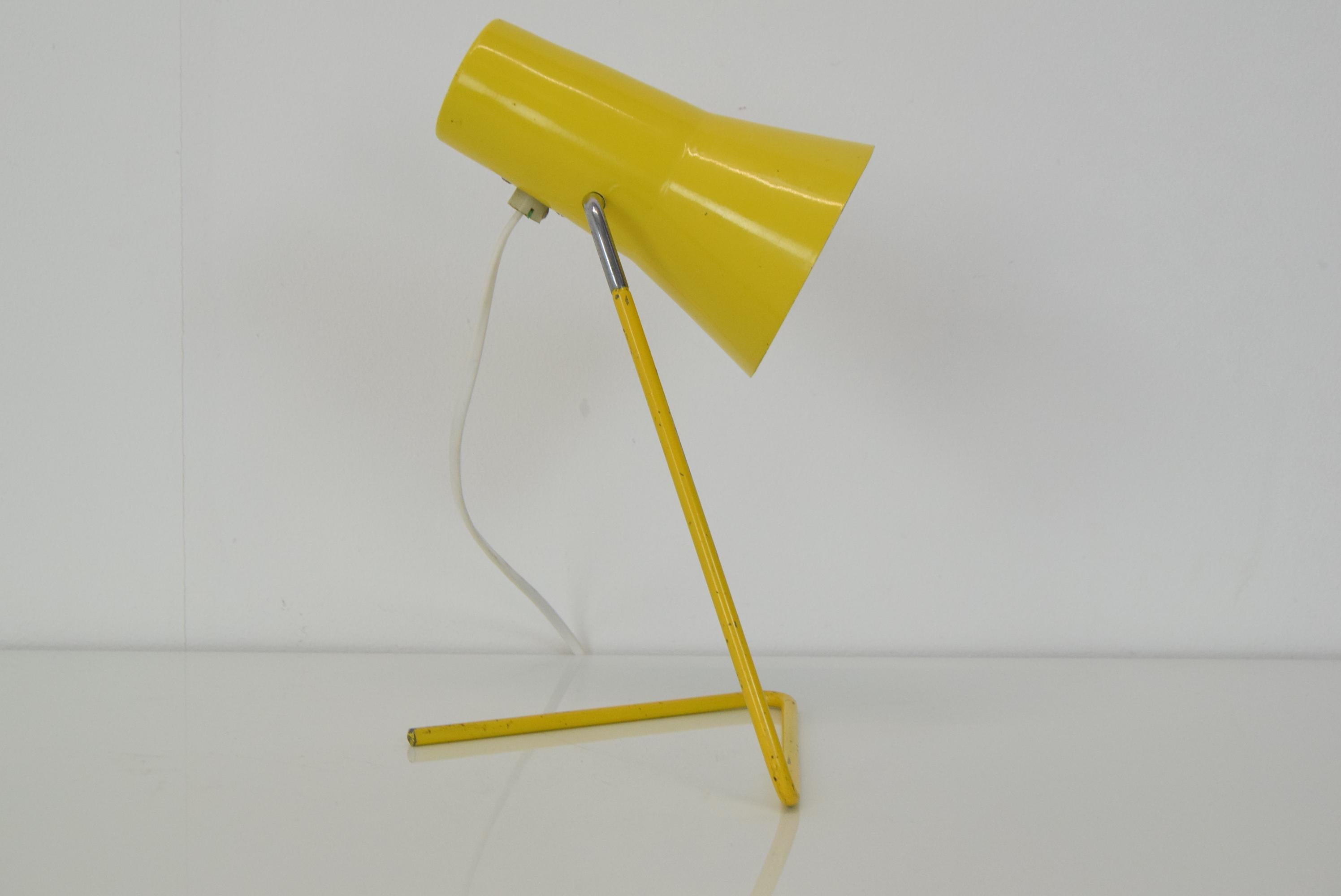 Table Lamp with Adjustable Shade by Josef Hurka for Drupol, 1960's 1