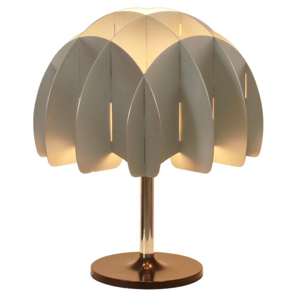 Table Lamp with Aluminum Dome by Reggiani, Italy, 1970s For Sale